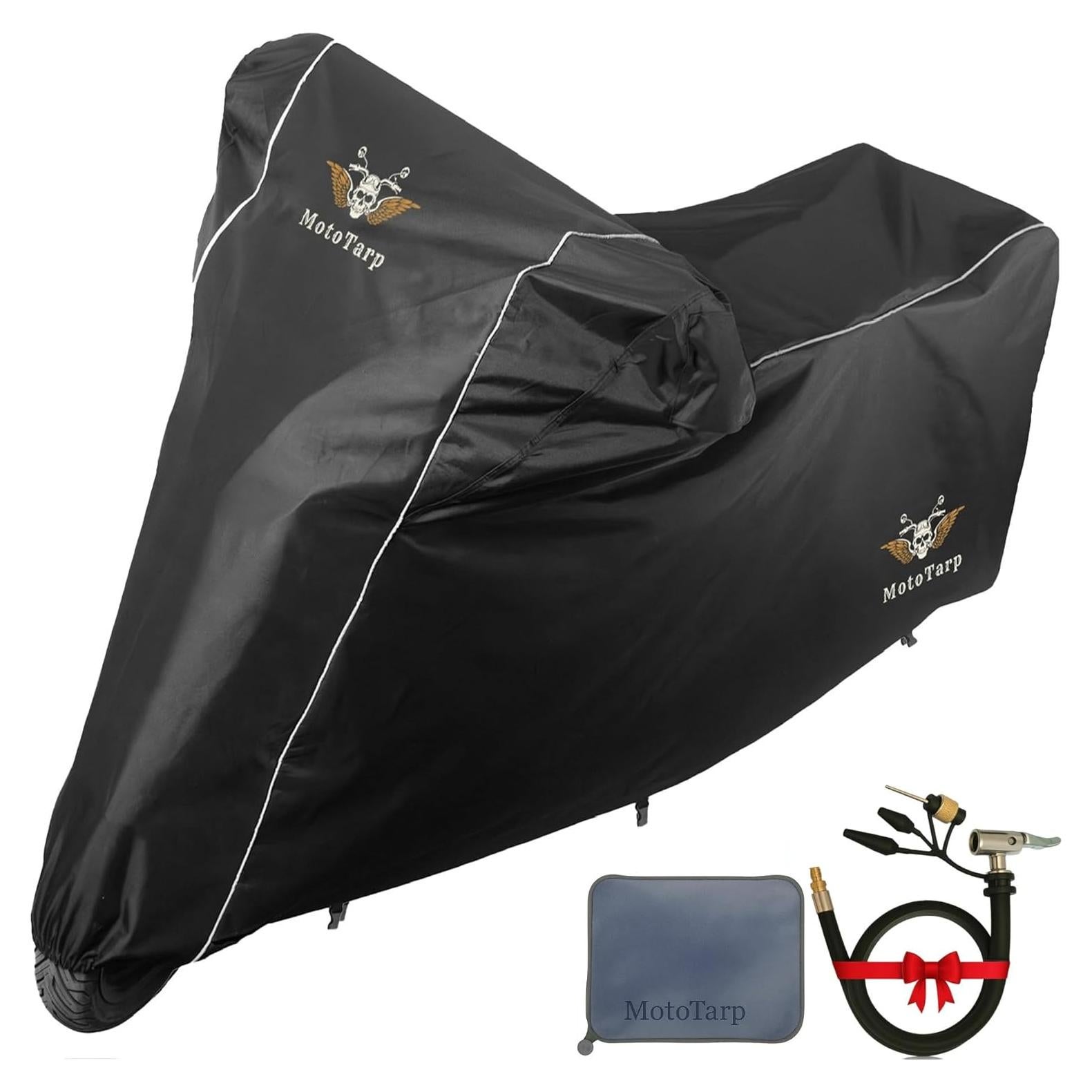 Cubierta de Motocicleta MotoTarp 2XL Impermeable Negra