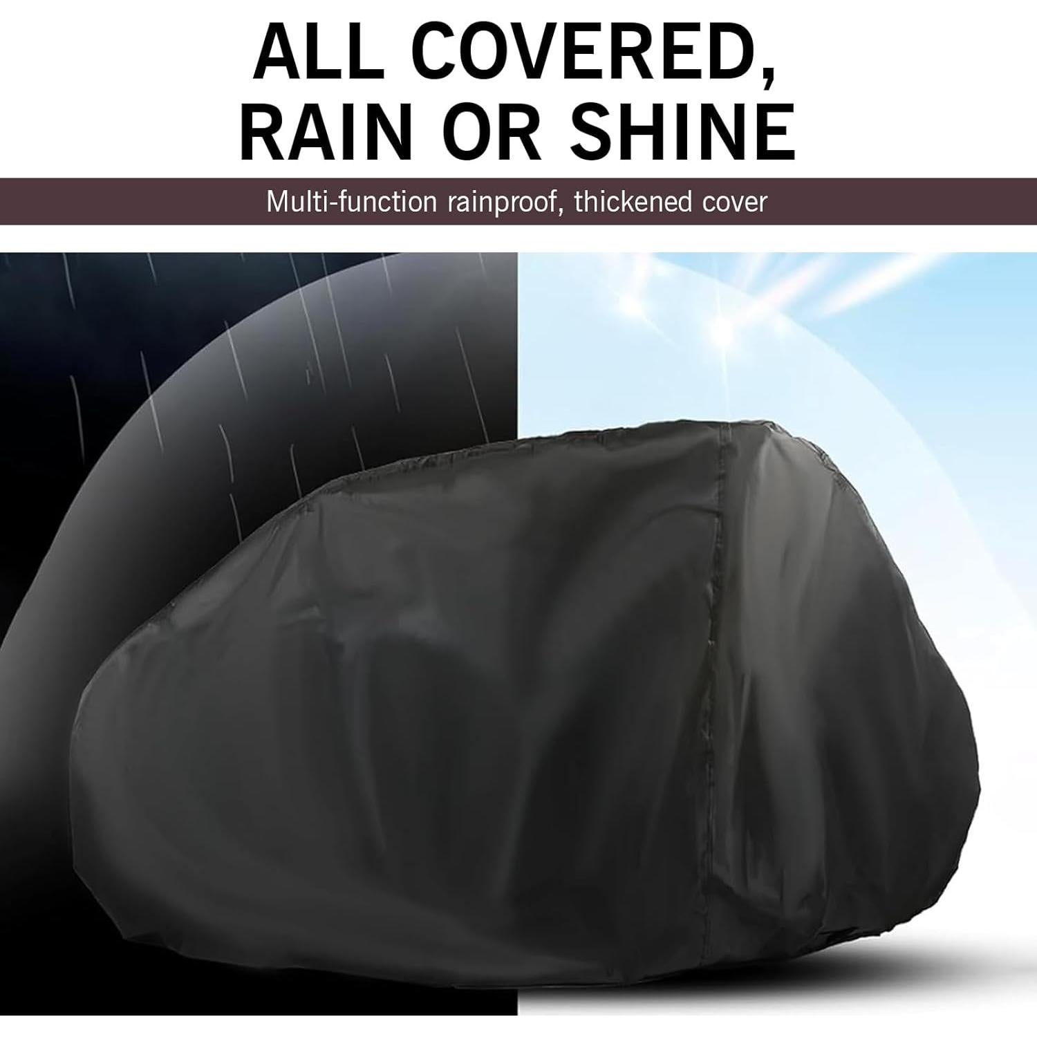 Cubierta de Motocicleta Zeathery HERYCZ2604BL-1PC Impermeable