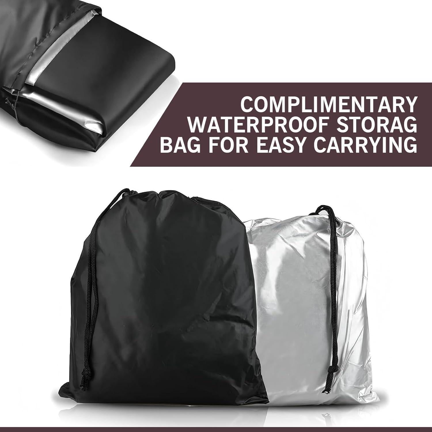 Cubierta de Motocicleta Zeathery HERYCZ2604BL-1PC Impermeable