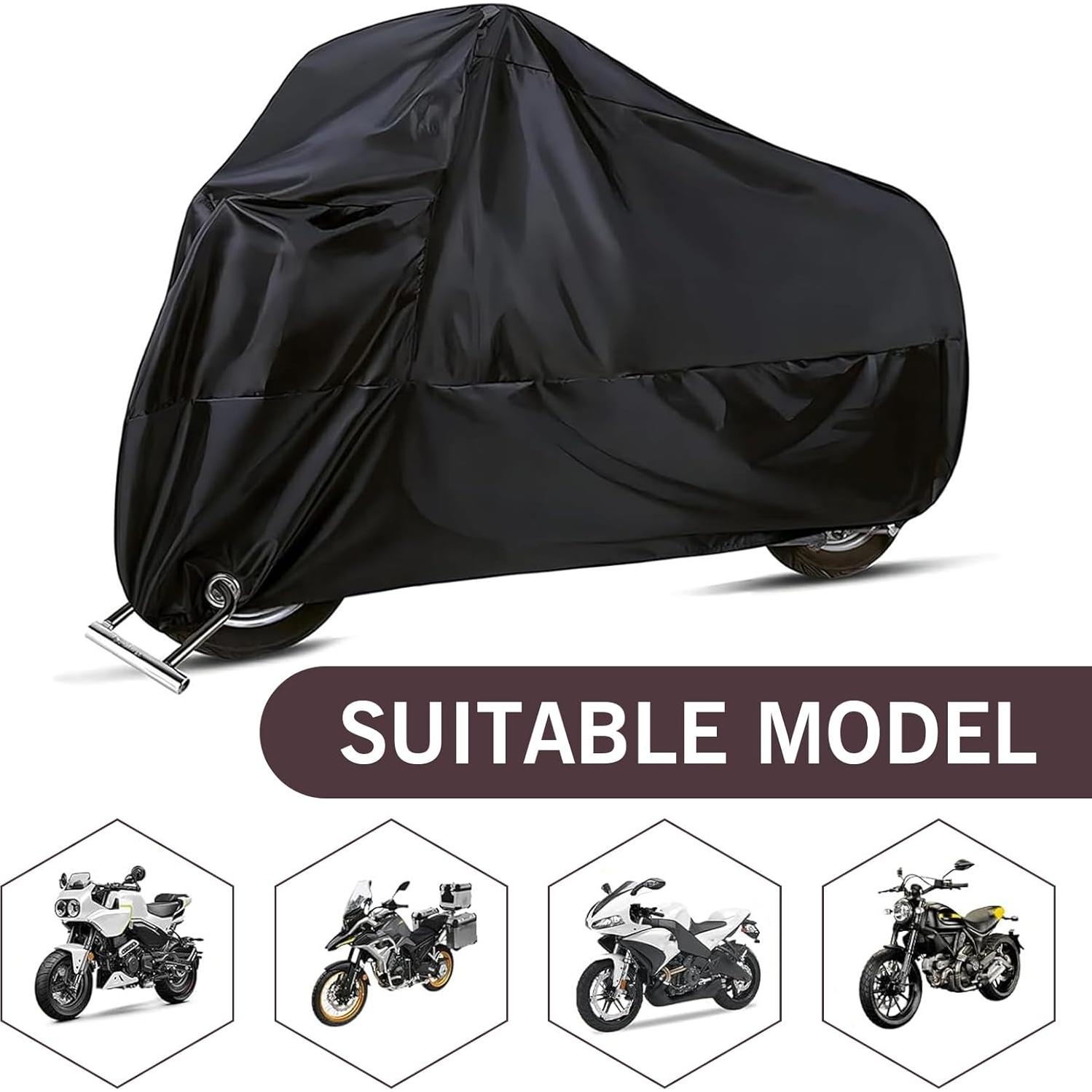 Cubierta de Motocicleta Zeathery HERYCZ2604BL-1PC Impermeable