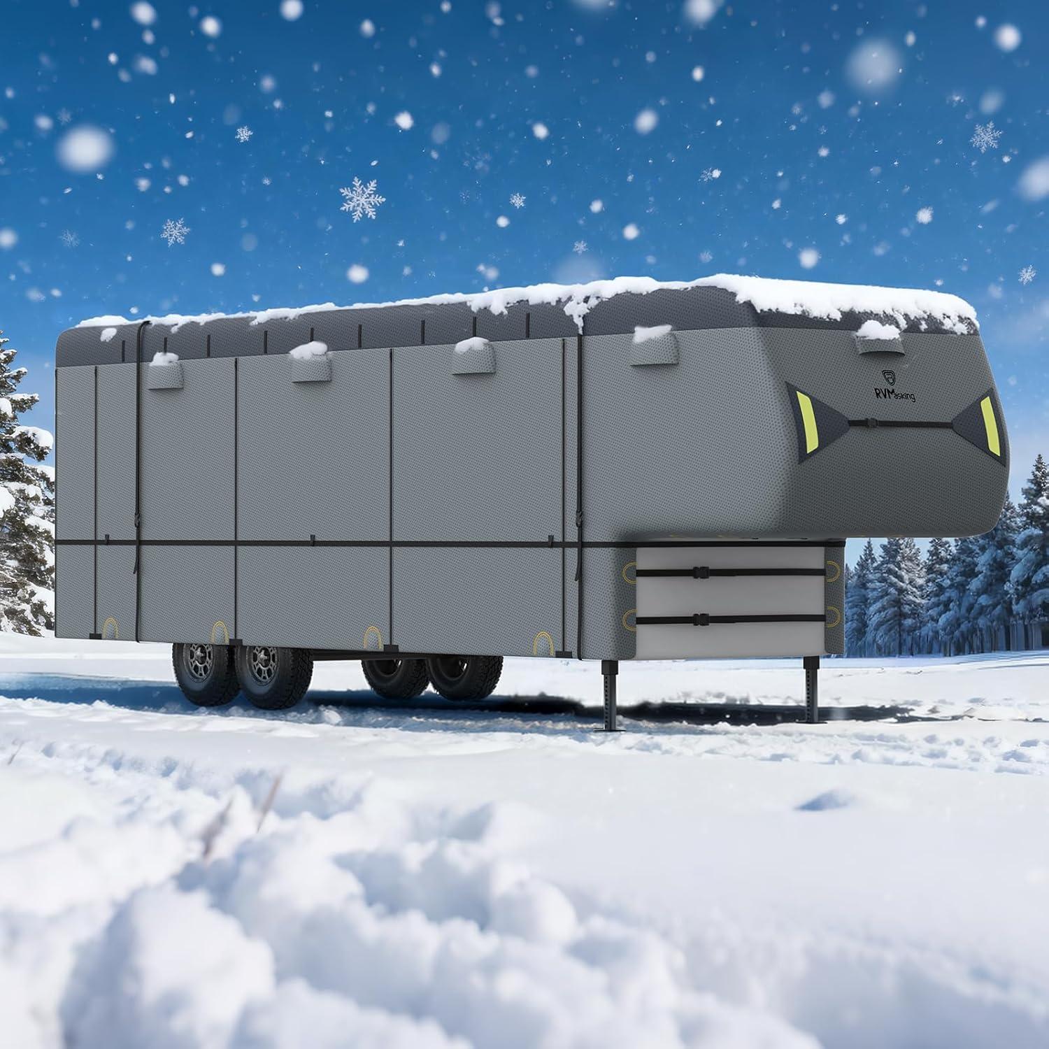 Cubierta para Remolque 5ta Rueda RVMasking 12.2m-13.1m Gris