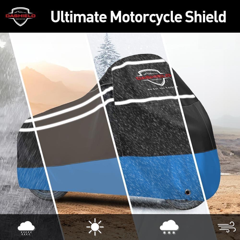 Cubierta de Motocicleta DASHIELD Universal Impermeable 203 cm