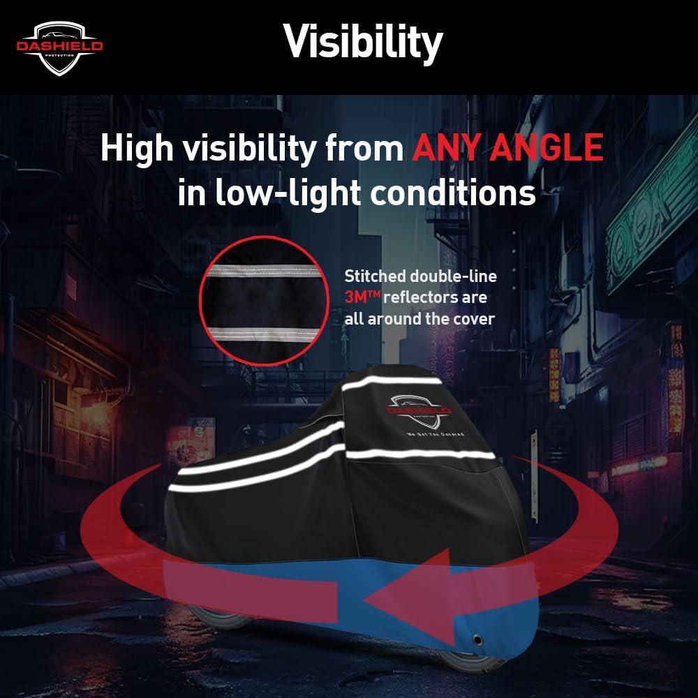 Cubierta de Motocicleta DASHIELD Universal Impermeable 203 cm