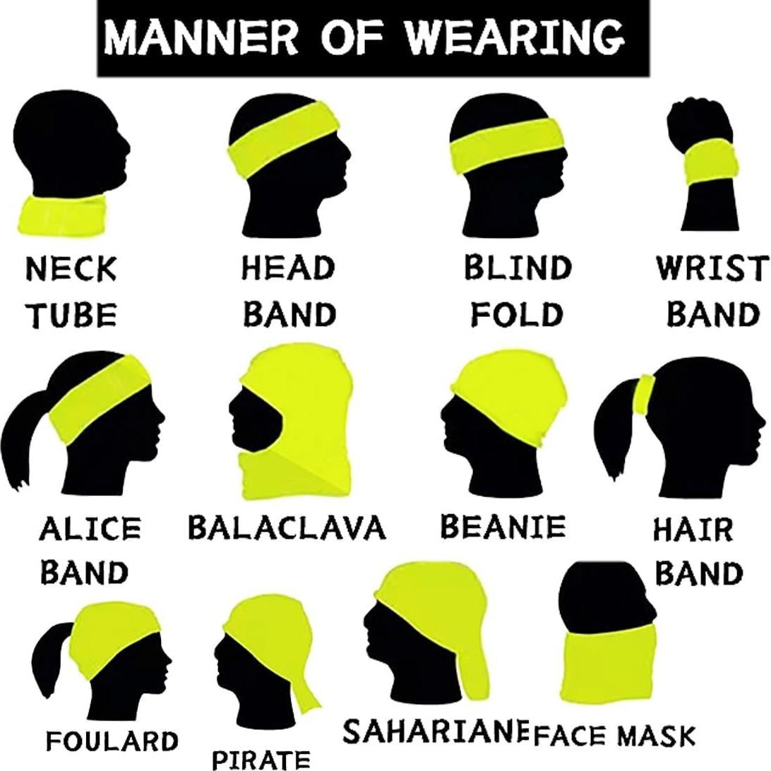 Bufanda Gaiter Multifuncional para el Cuello - 6 Colores