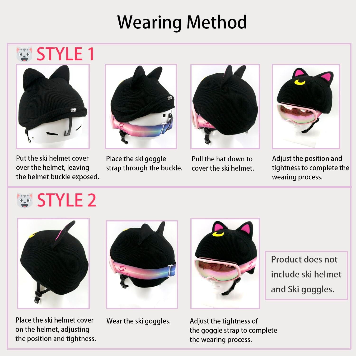 Cubierta de Casco de Esquí Soapjuice - Gorro de Invierno Acolchado