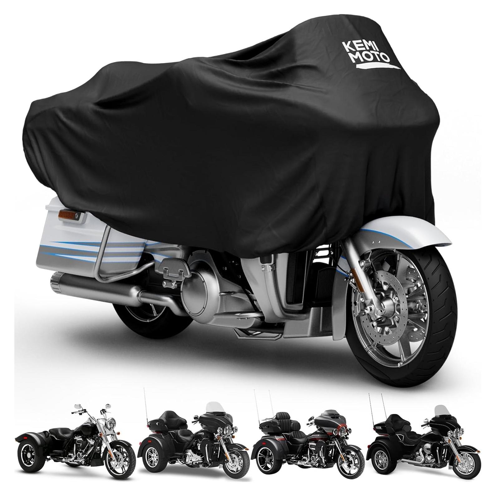 Cubierta de Motocicleta KEMIMOTO KMF0313-00801BK Impermeable