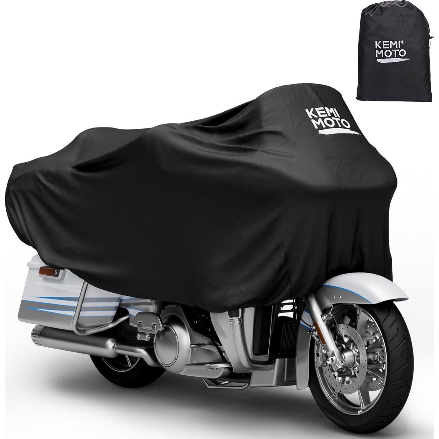 Cubierta de Motocicleta KEMIMOTO KMF0313-00801BK Impermeable