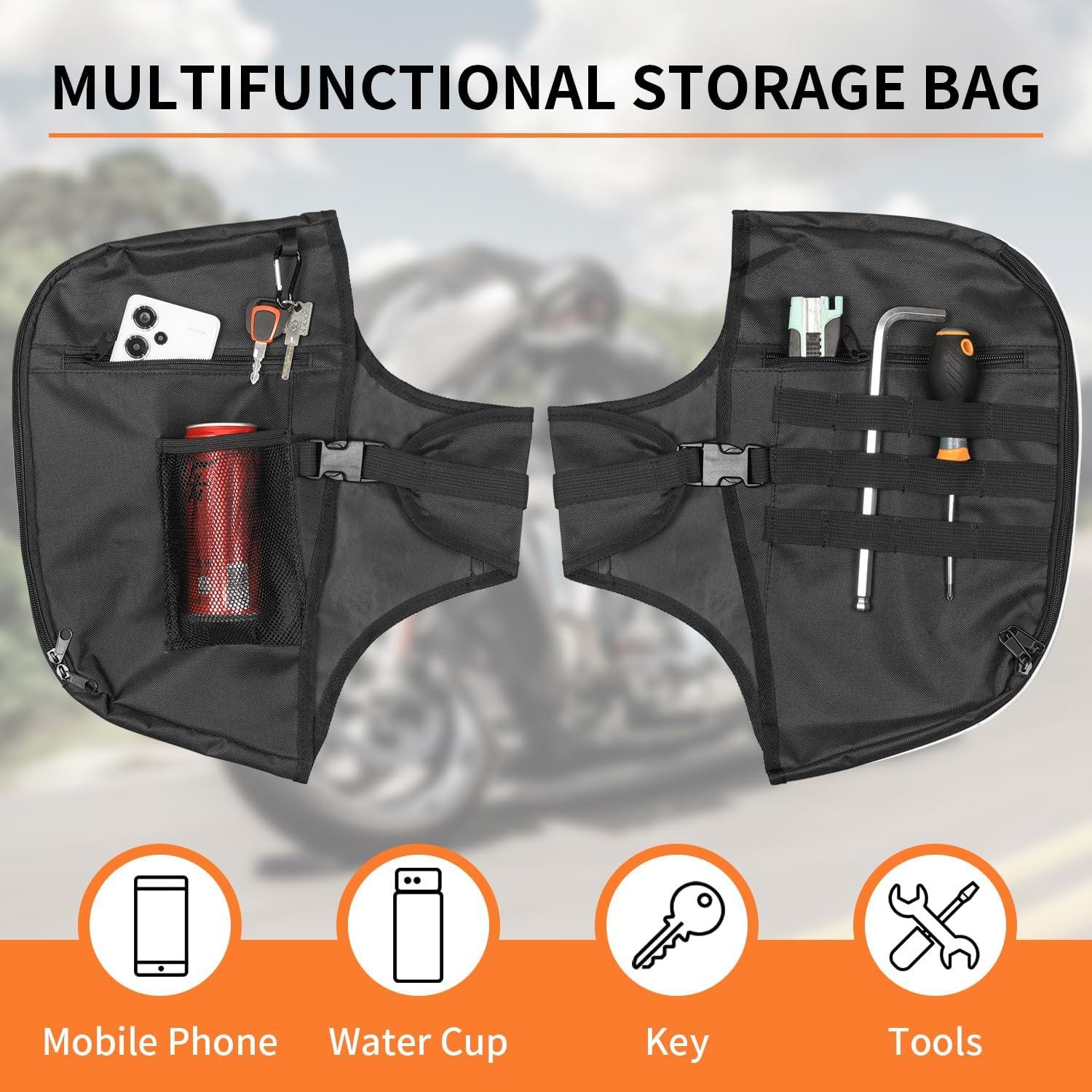 Cubierta de barra de choque AUFER para motocicleta Touring 1980-2024