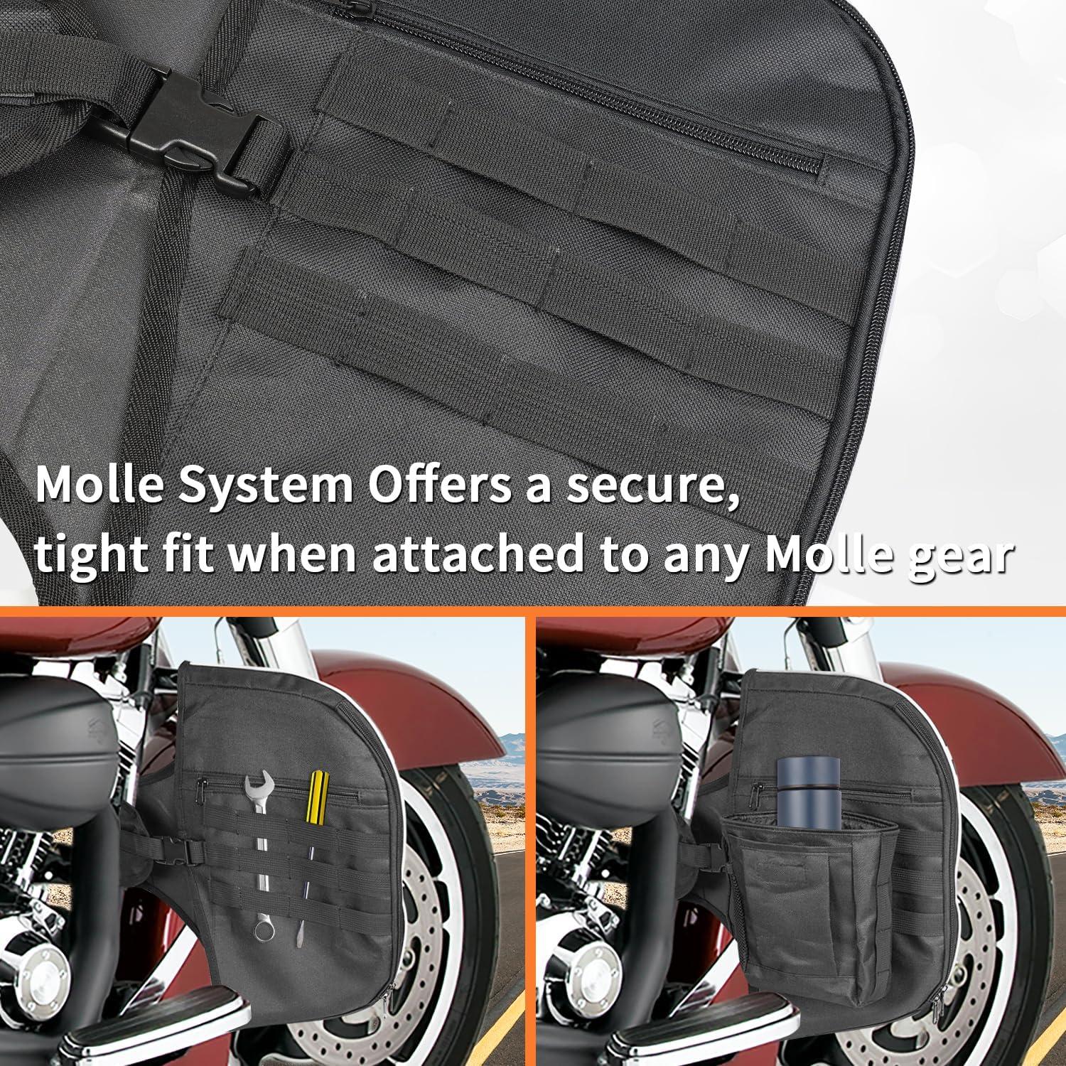 Cubierta de barra de choque AUFER para motocicleta Touring 1980-2024