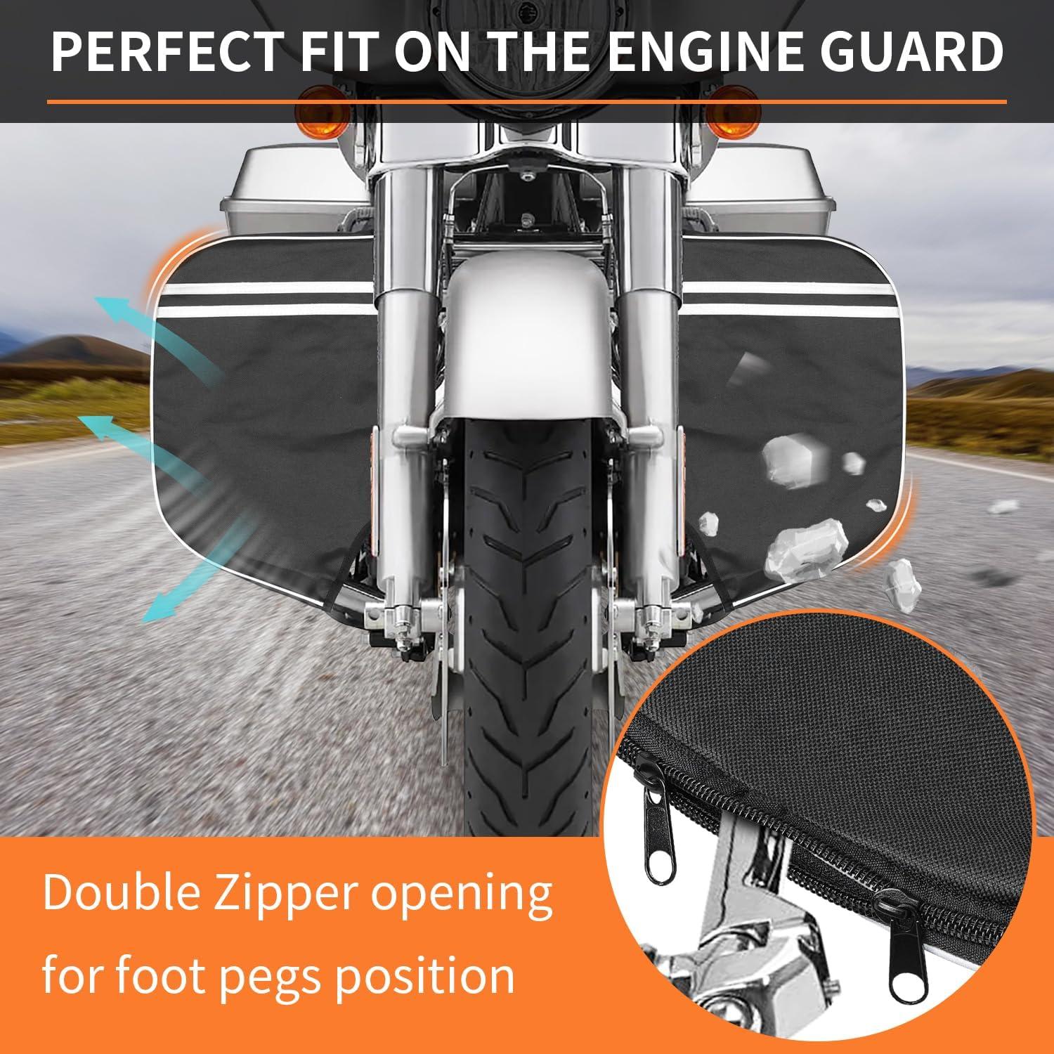 Cubierta de barra de choque AUFER para motocicleta Touring 1980-2024