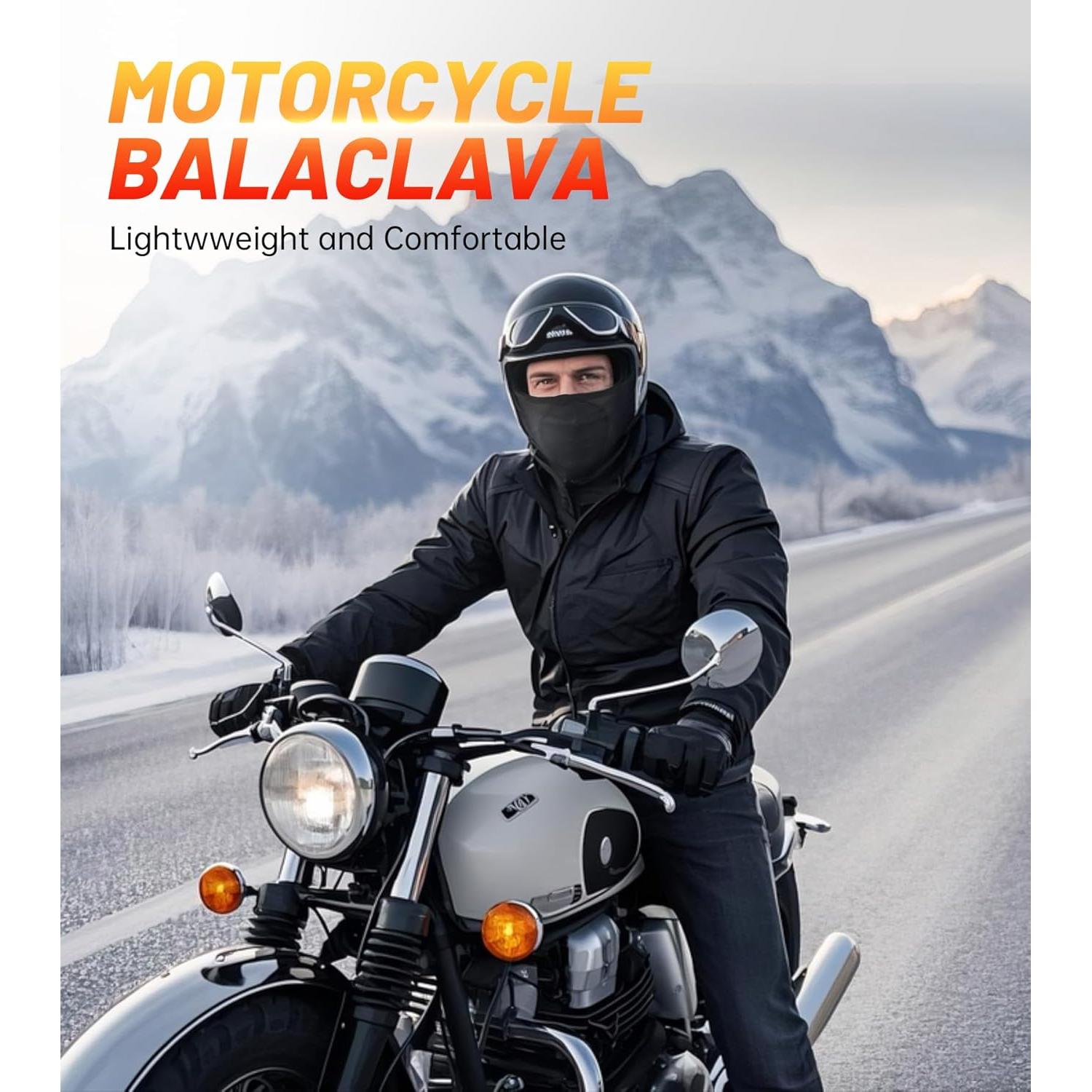 Kewig Balaclava Térmica para Esquí y Motocicleta - 2 Piezas