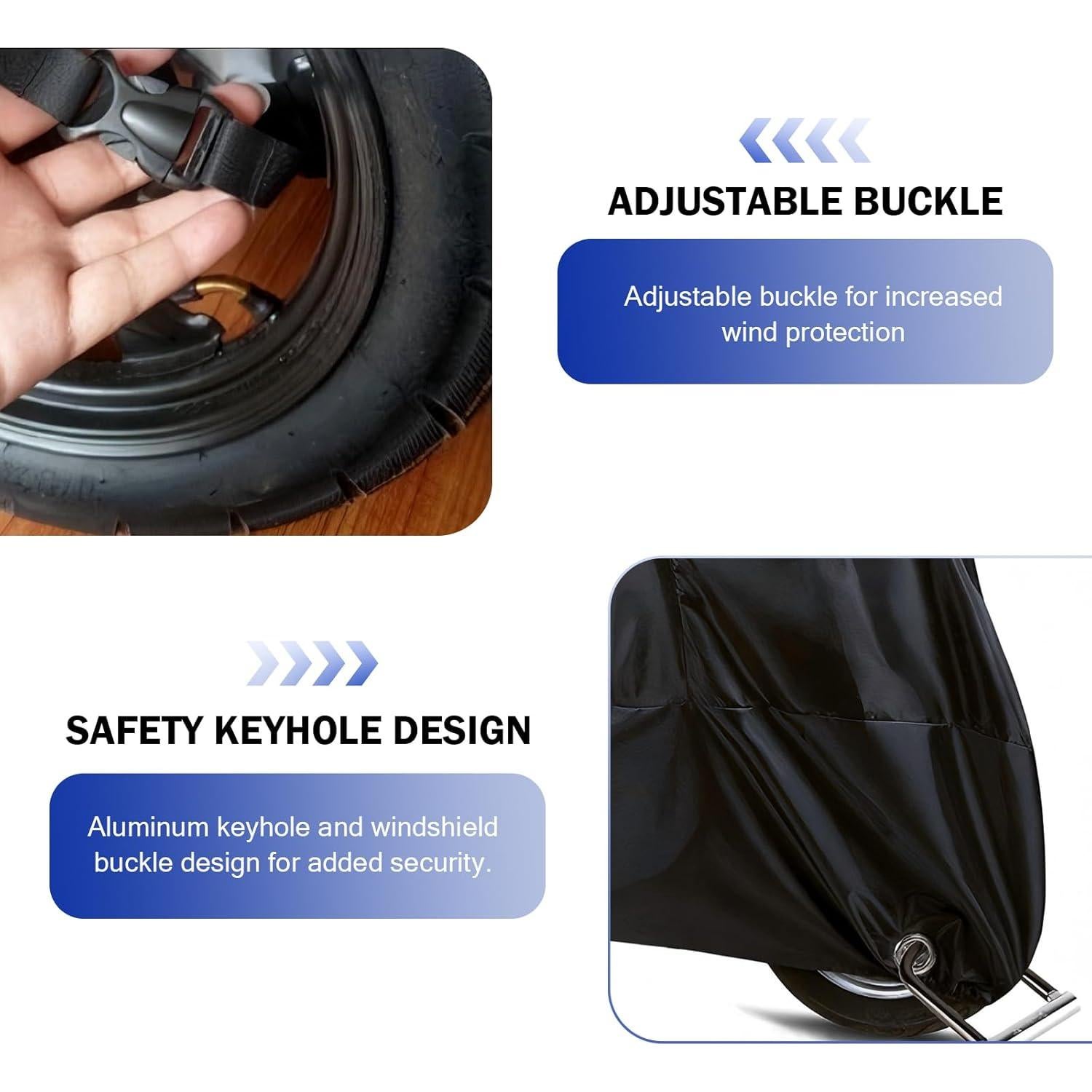 Cubierta de Motocicleta SLIMI Impermeable Universal 245x105cm