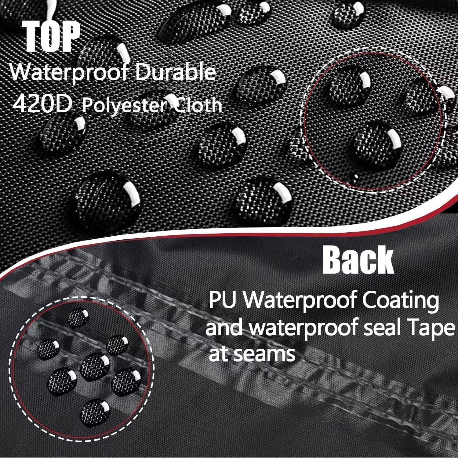 Cubierta de Motocicleta Impermeable ClawsCover XXL 264x119 cm