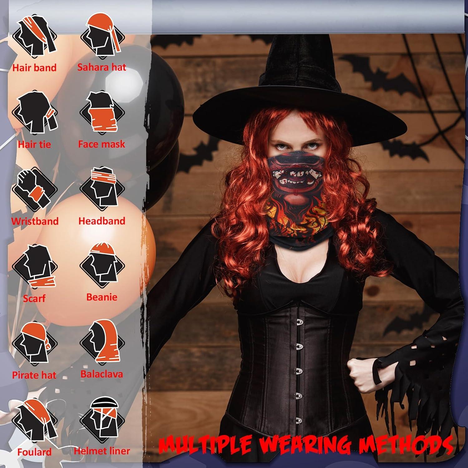 30 Pcs Gaiters de Cuello Calavera Tarpop para Halloween