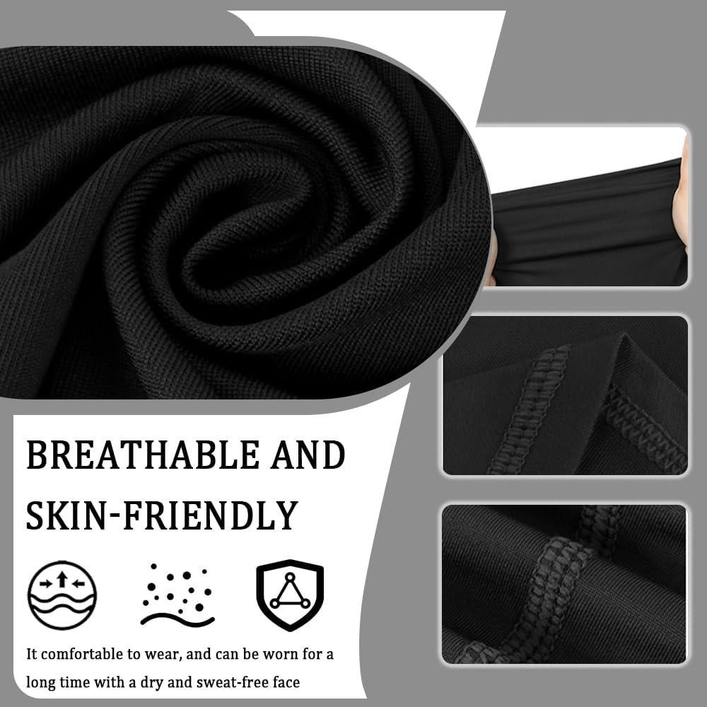 Pasamontañas Transpirable YGDMD para Esquí y Motocicleta Negro