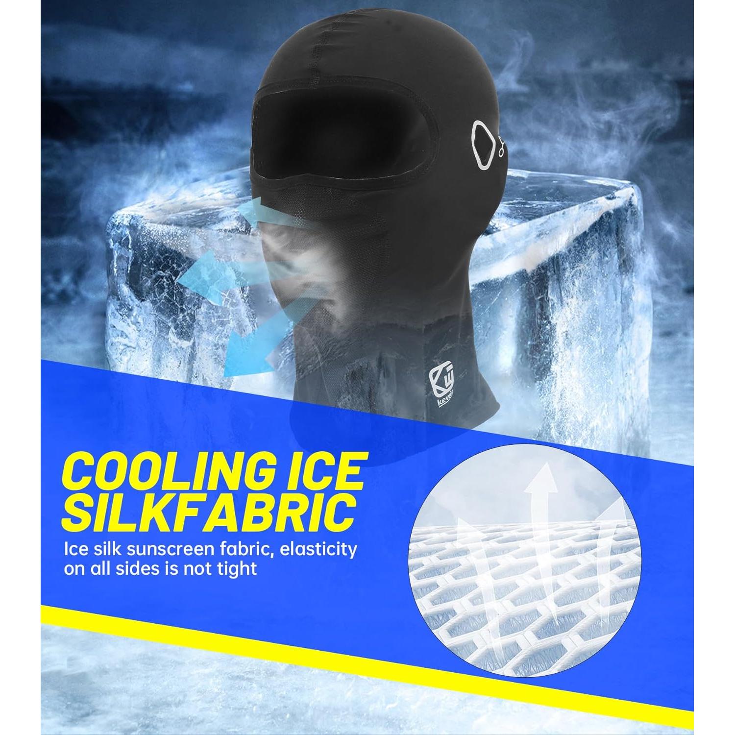 Mascarilla Balaclava Kewig KWG-HD-1 Refrigerante UV para Verano