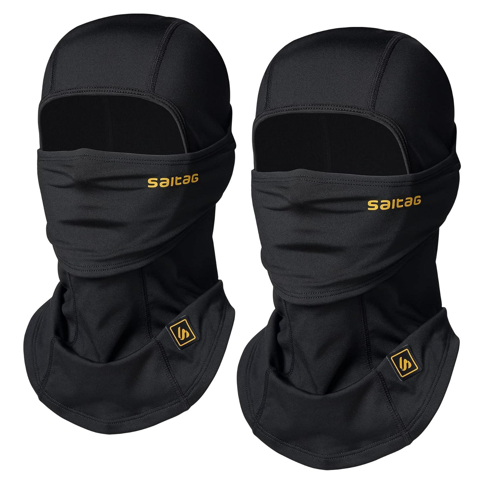 Máscara Balaclava a Prueba de Viento para Climas Fríos - 2 Pack Negro
