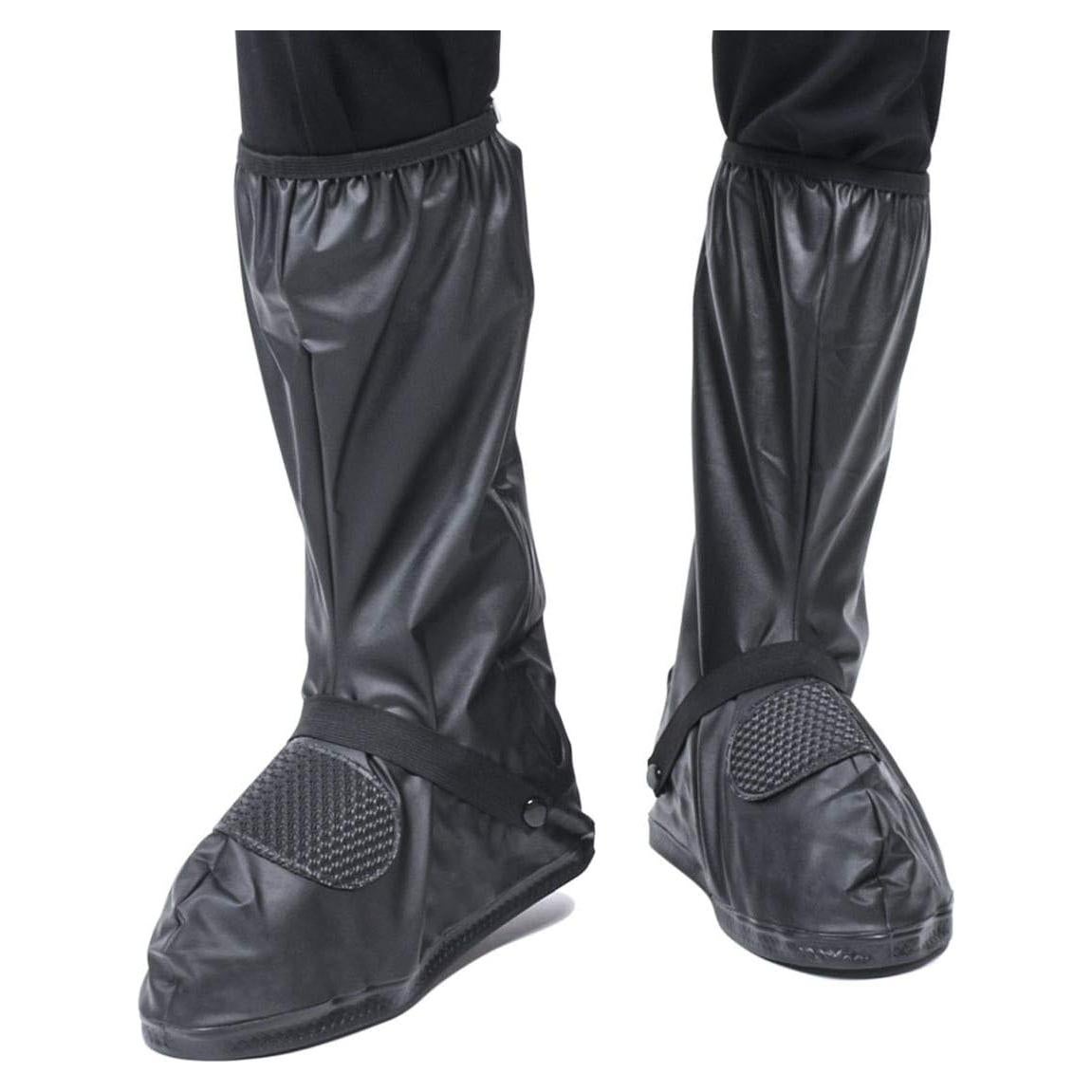 Cubierta de Zapato Impermeable VXAR 3XL Negro para Lluvia
