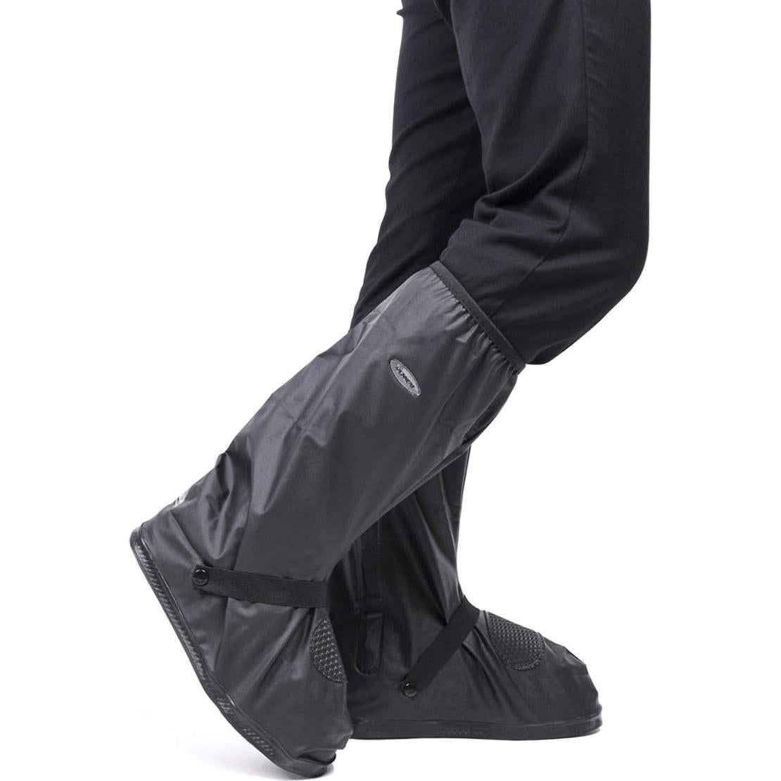 Cubierta de Zapato Impermeable VXAR 3XL Negro para Lluvia