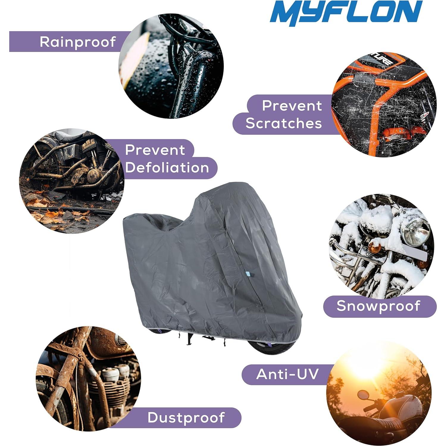 Cubierta de Motocicleta MIFLON Impermeable Universal Mediana