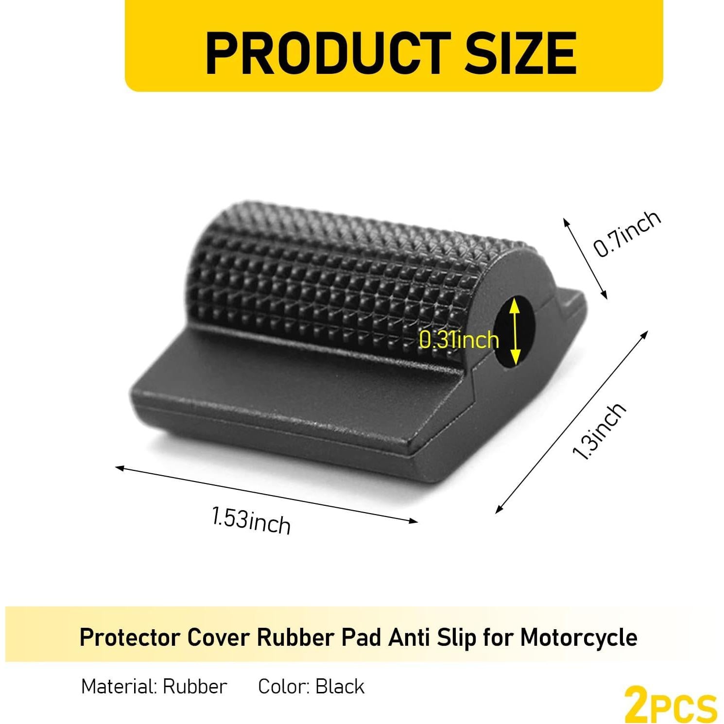 Cubiertas de Goma ZKFAR para Cambiador de Marchas de Motocicleta - 2 Pcs