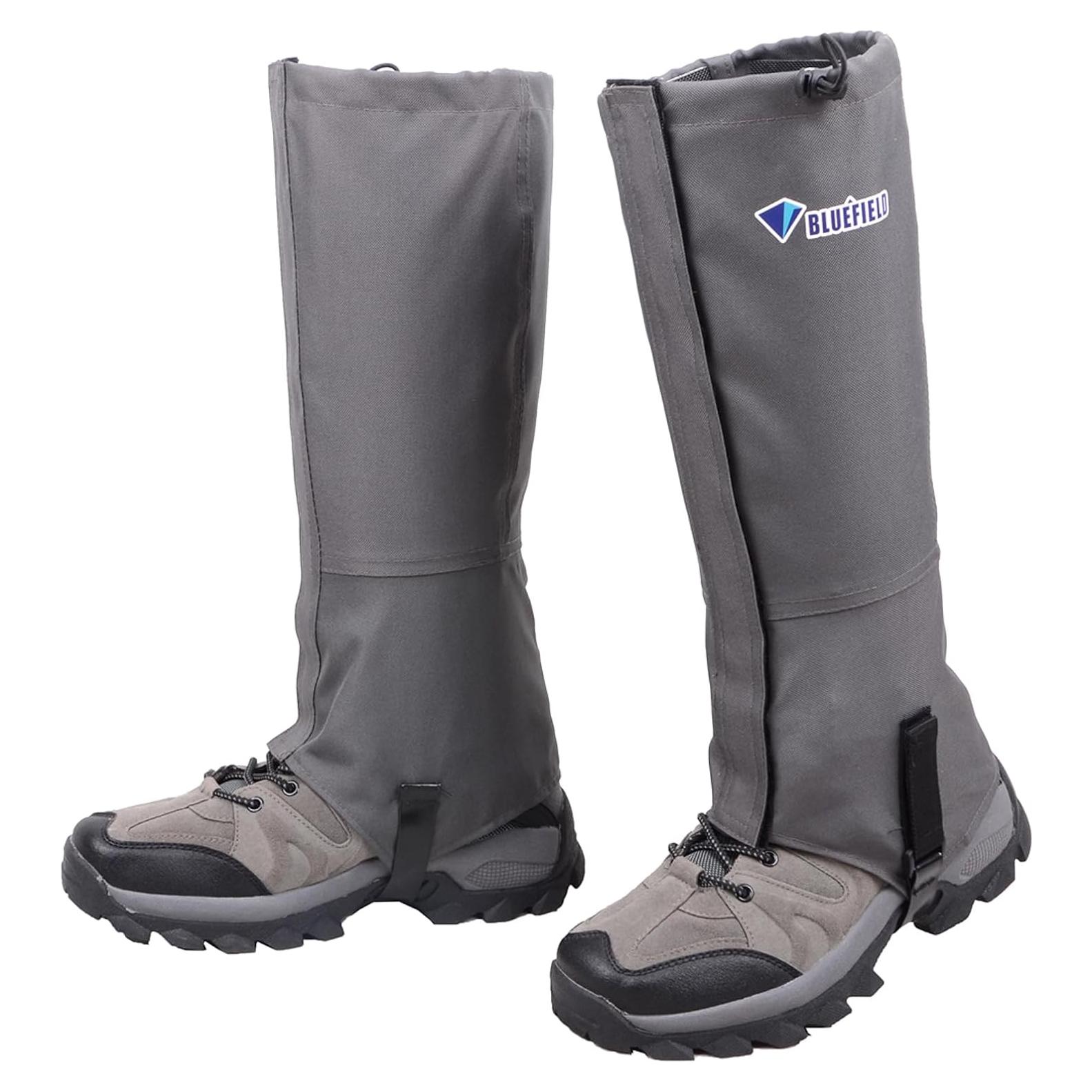 Gaiters de Senderismo Azarxis Impermeables 600D Oxford Negro