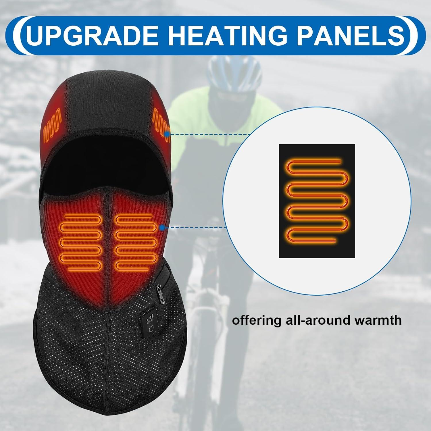 Pasamontañas Calentado V.Step Control APP Unisex Negro