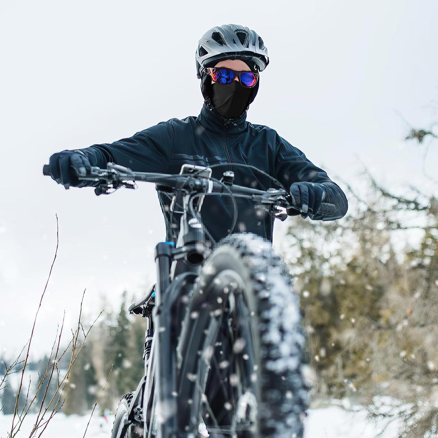 Máscara Balaclava Verano UV Protección Solar Unisex Negro