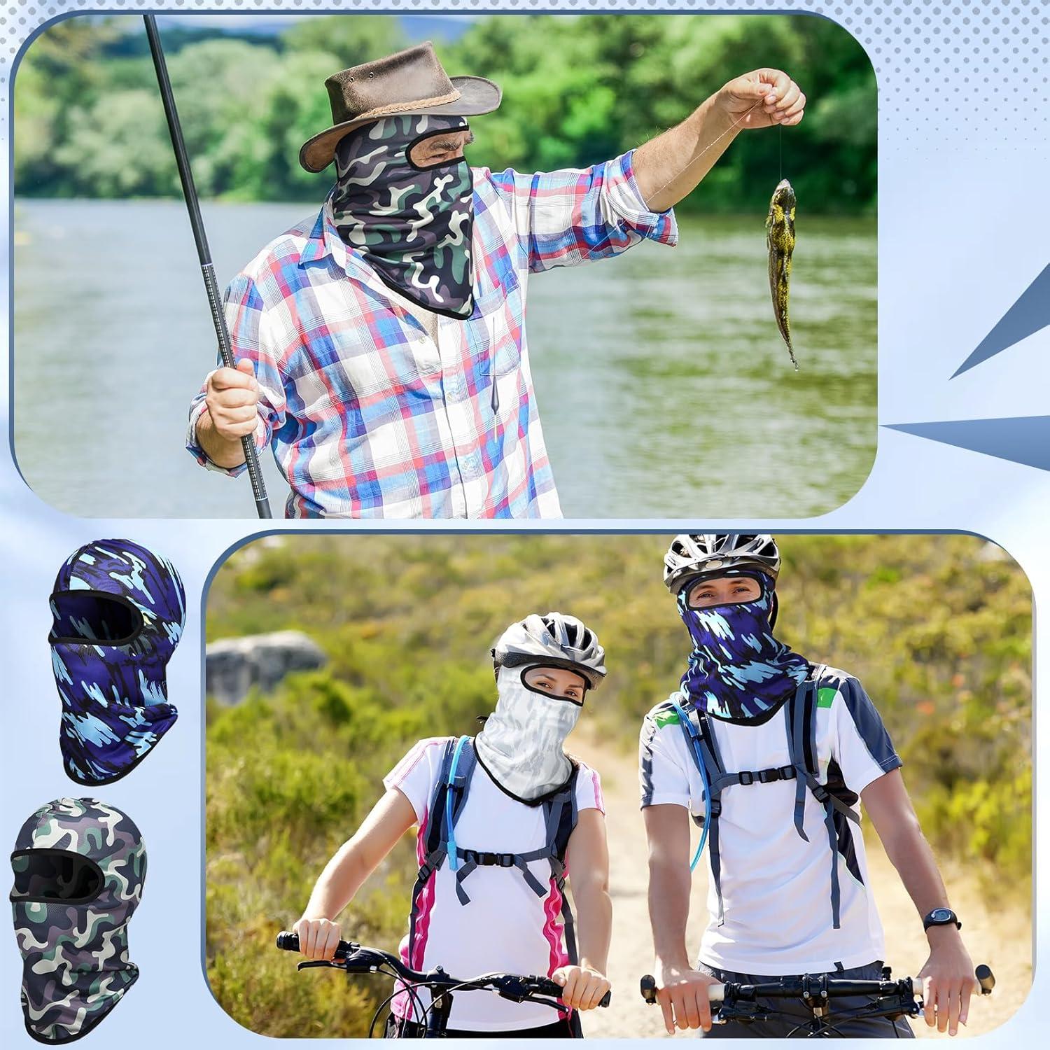 Geyoga Balaclava Invierno 12 Pcs Unisex Camo A Prueba de Viento