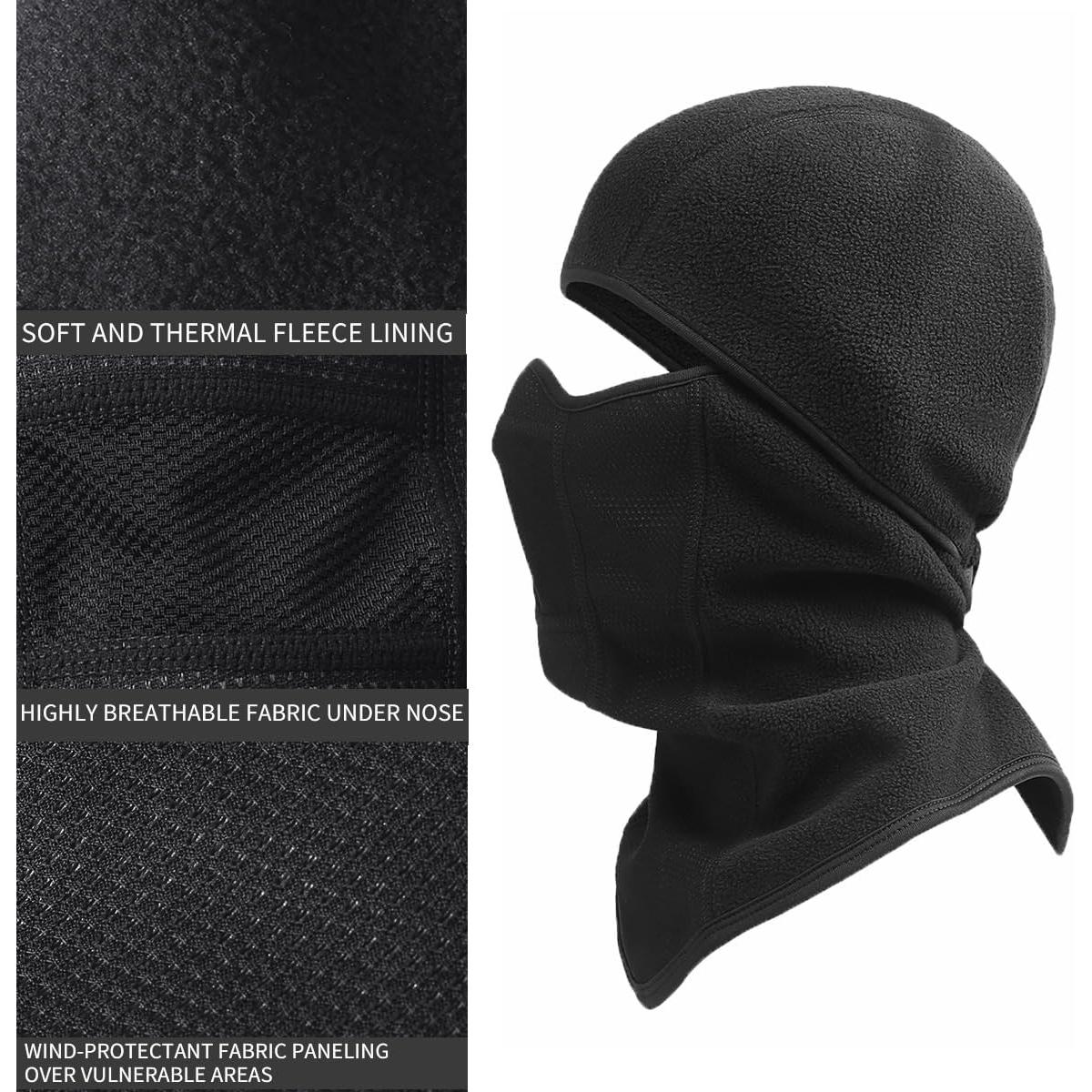 Balaclava térmica Omenex para clima frío - Forro polar 350g