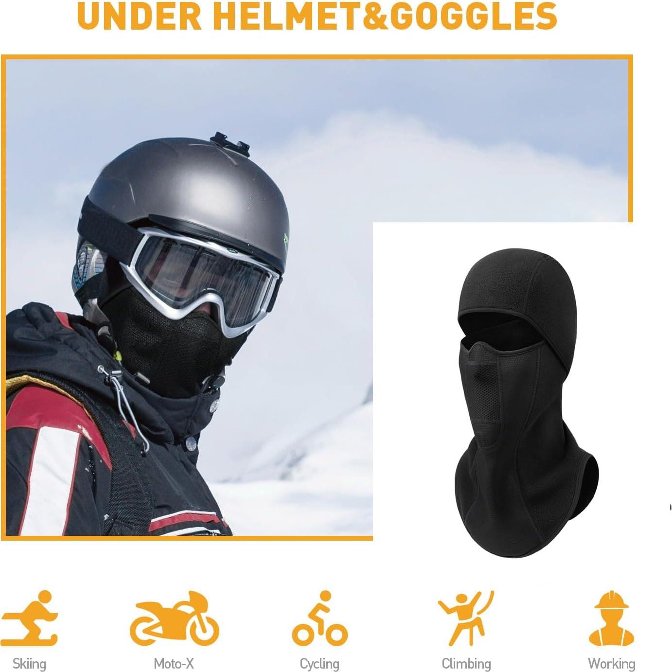 Balaclava térmica Omenex para clima frío - Forro polar 350g