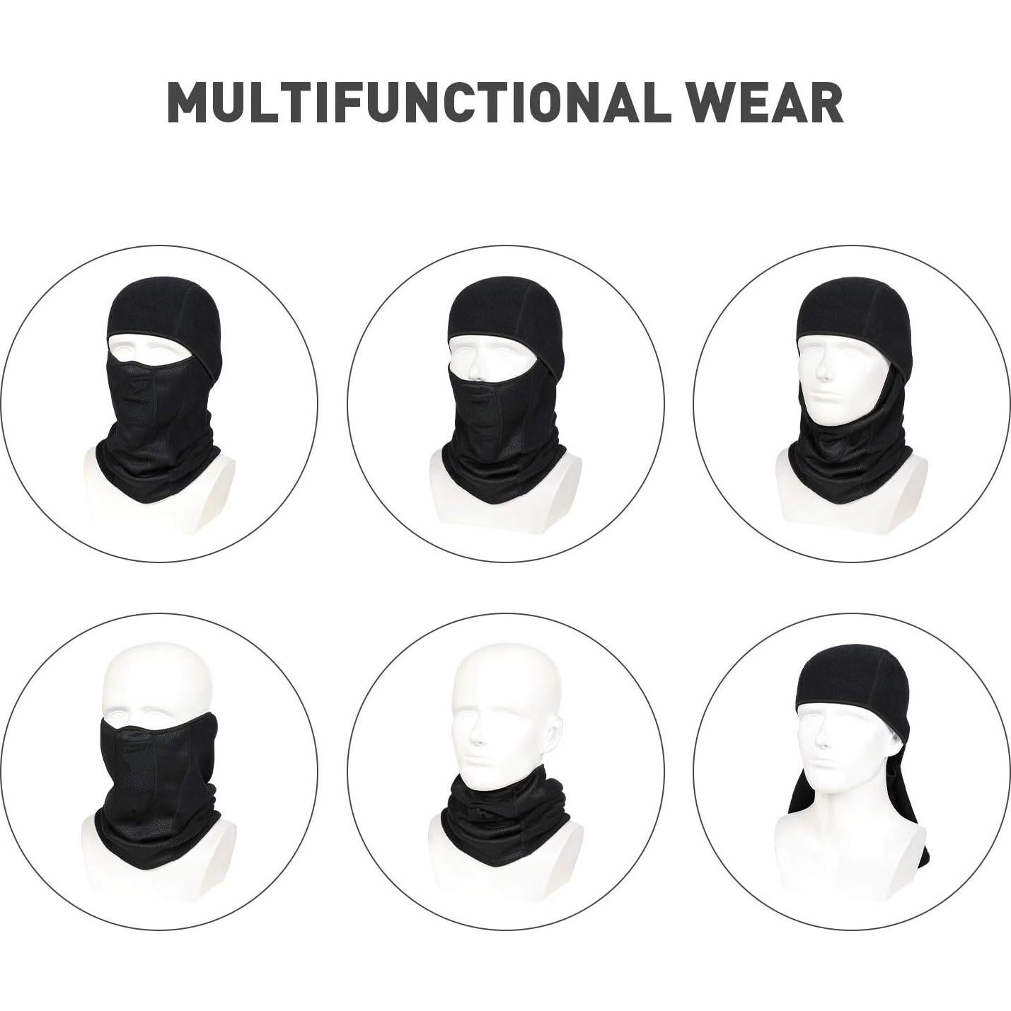 Balaclava térmica Omenex para clima frío - Forro polar 350g