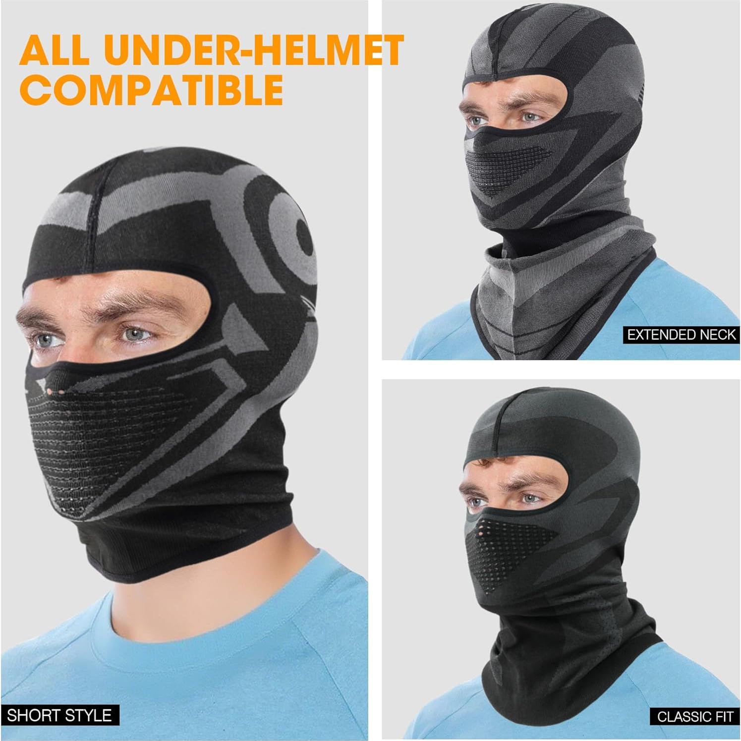 Pasamontañas Transpirable WTACTFUL para Motocicleta y Ciclismo