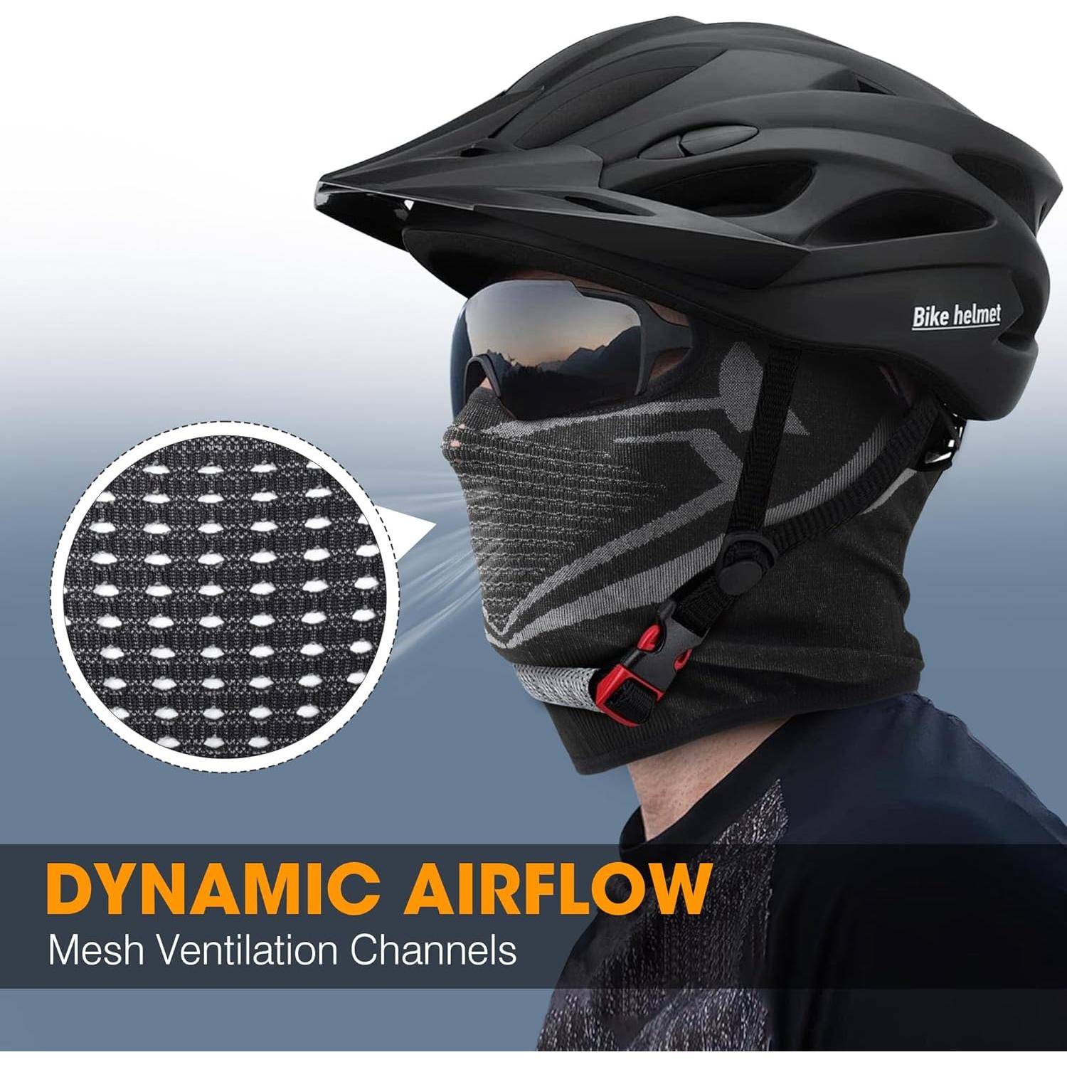 Pasamontañas Transpirable WTACTFUL para Motocicleta y Ciclismo