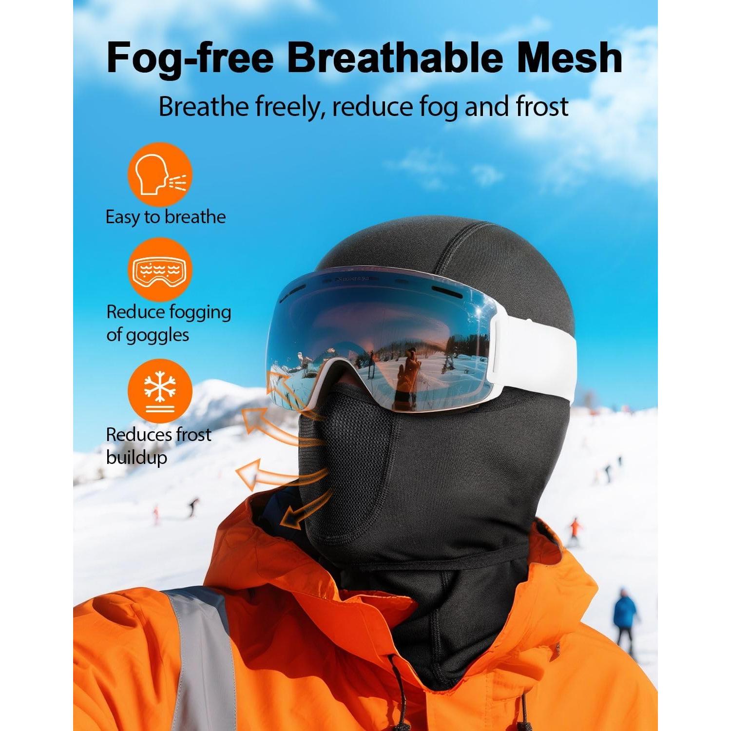 Pasamontañas RIGWARL Térmico Unisex para Esquí y Ciclismo