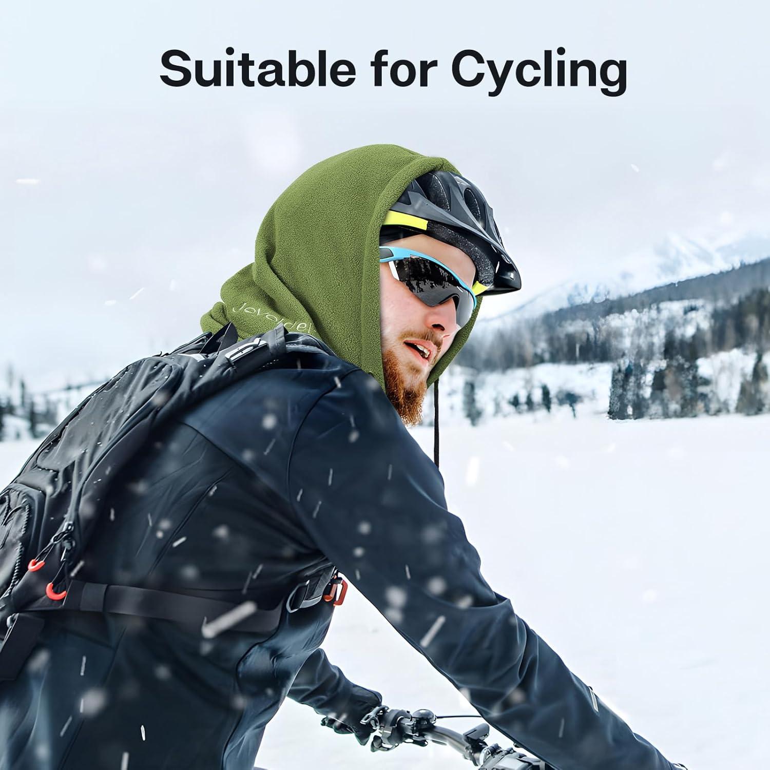 Mascarilla de Esquí Joyoldelf Verde Ejército para Hombre y Mujer