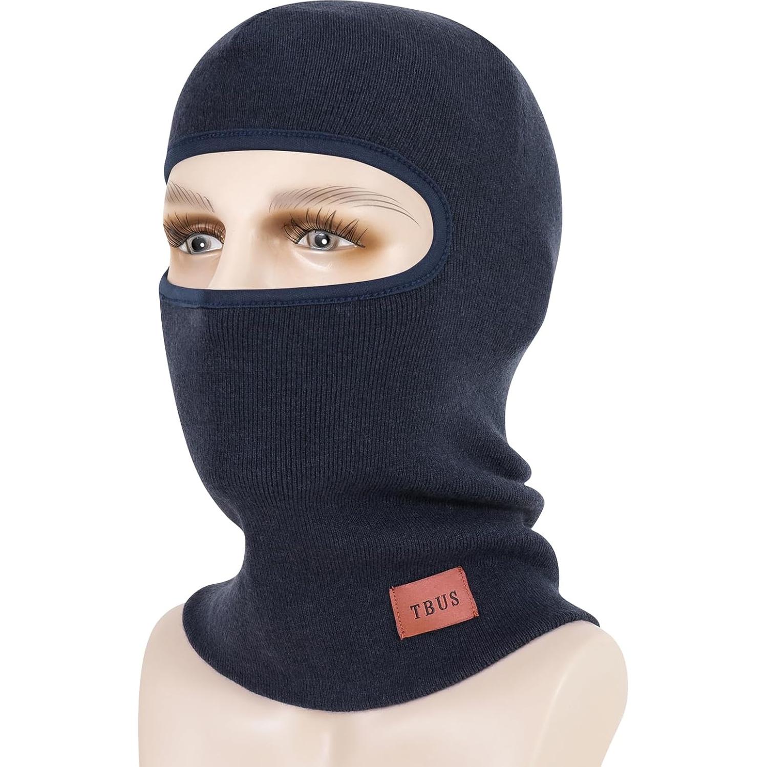 Balaclava Térmica a Prueba de Viento Unisex - Negro Azul