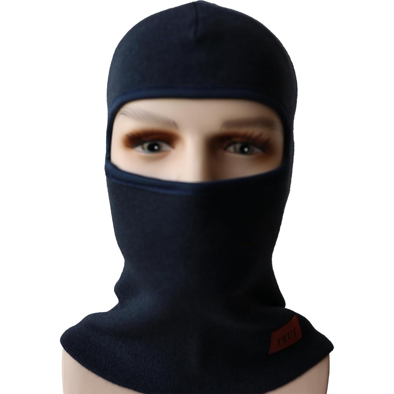 Balaclava Térmica a Prueba de Viento Unisex - Negro Azul