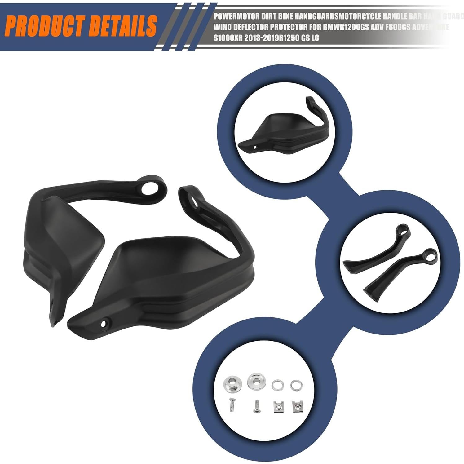 Protecciones de Manillar ABCERRSI para Motocicletas R1200GS S1000XR