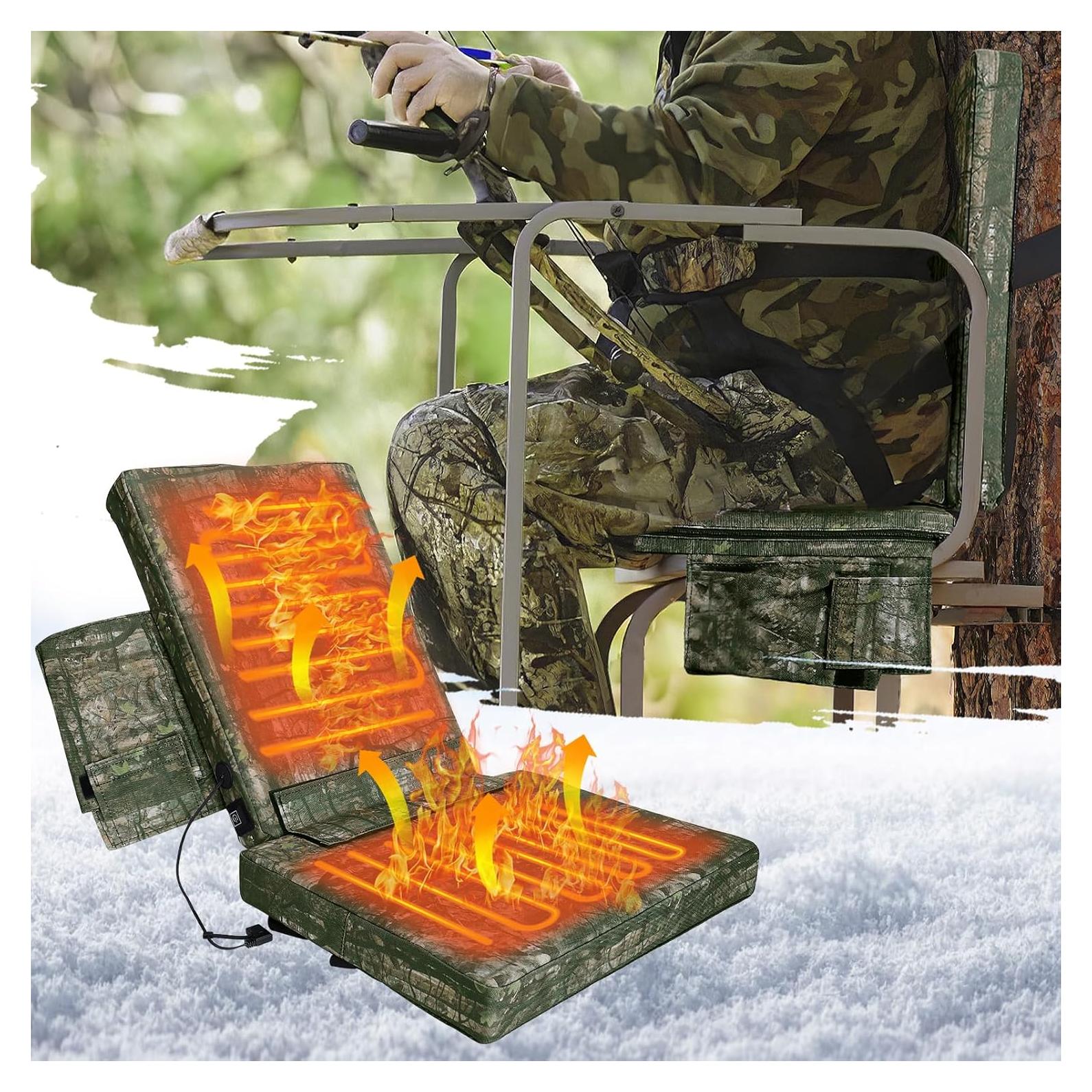 Cojín de Asiento Calentado Alphatool con Respaldo 42x32cm