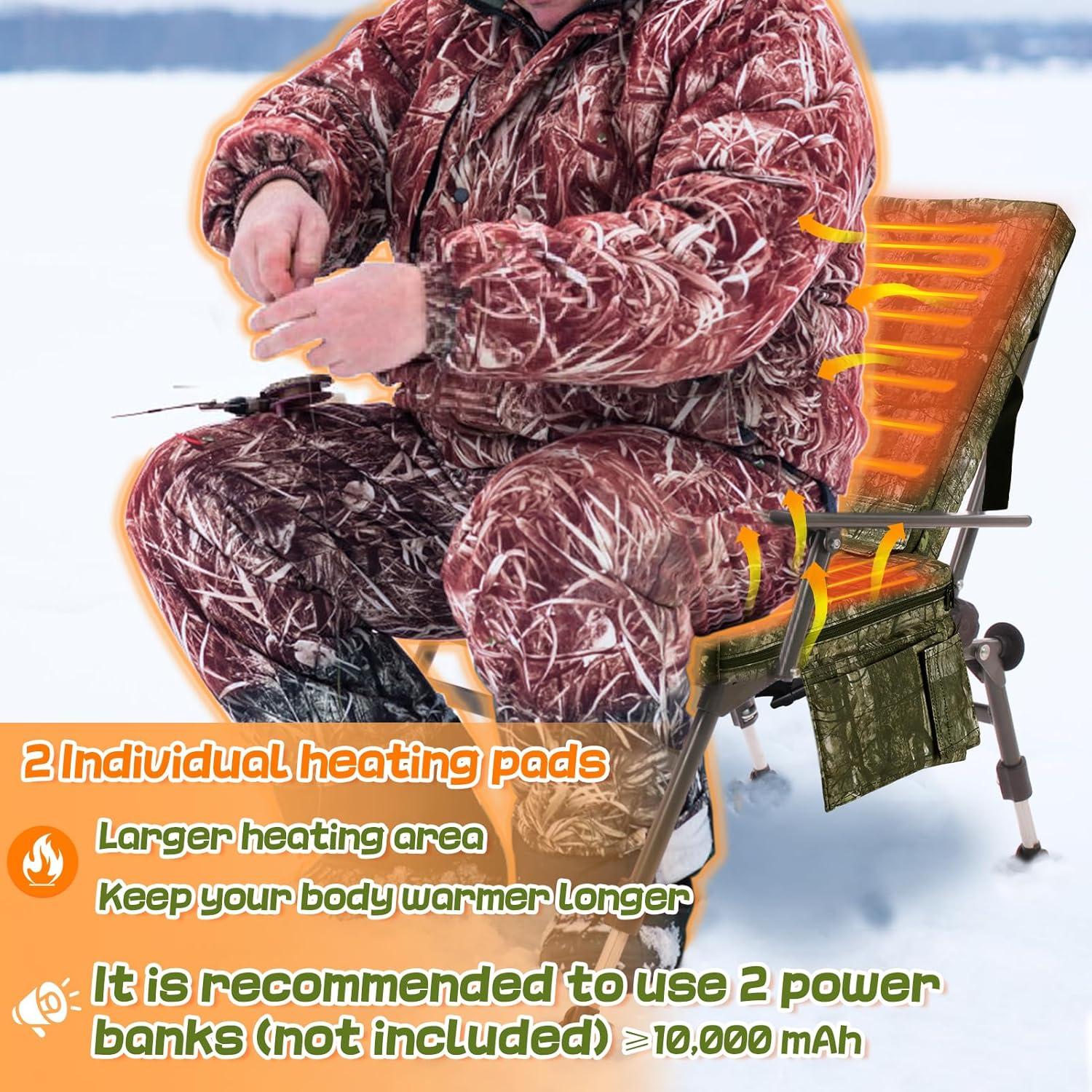 Cojín de Asiento Calentado Alphatool con Respaldo 42x32cm