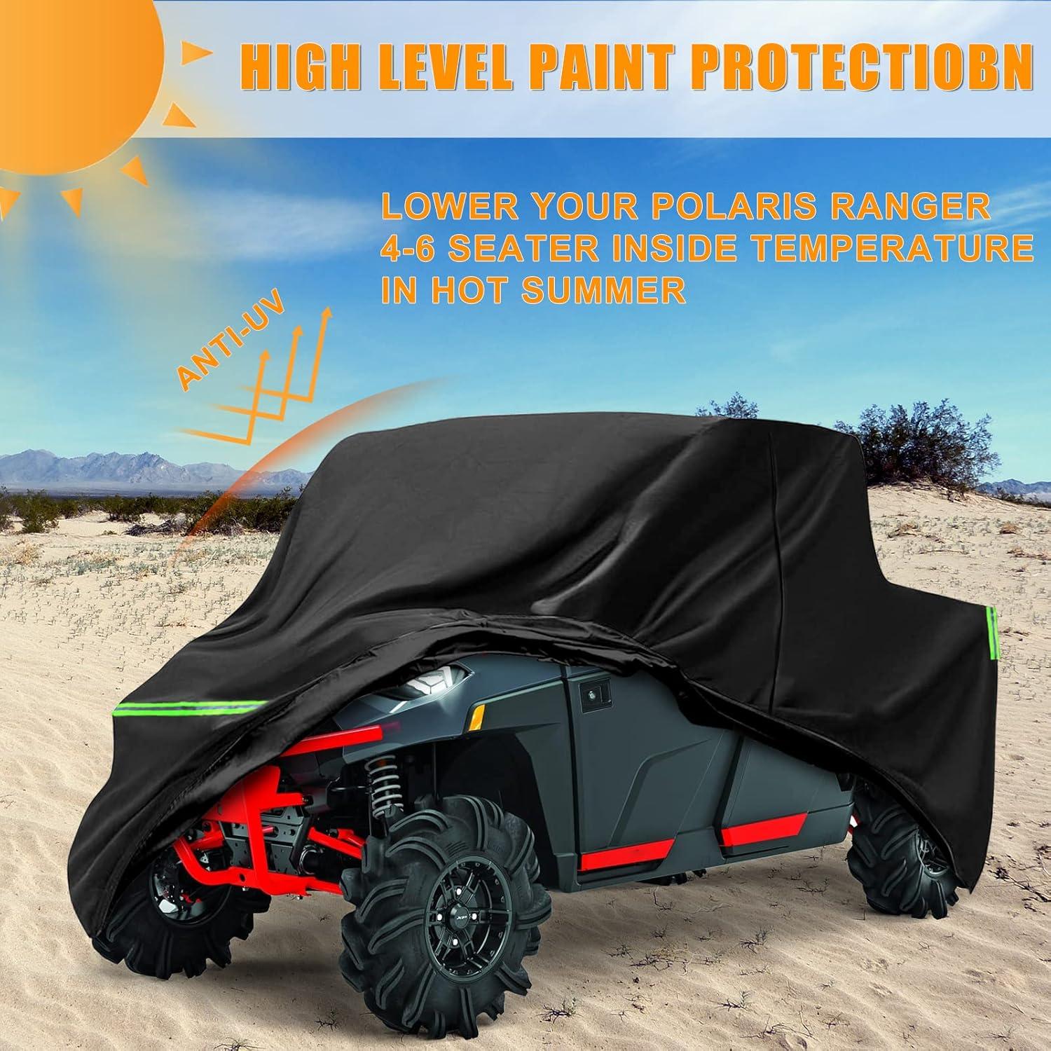 Cubierta UTV Impermeable SAPUBK para Polaris Ranger 4-6 Asientos