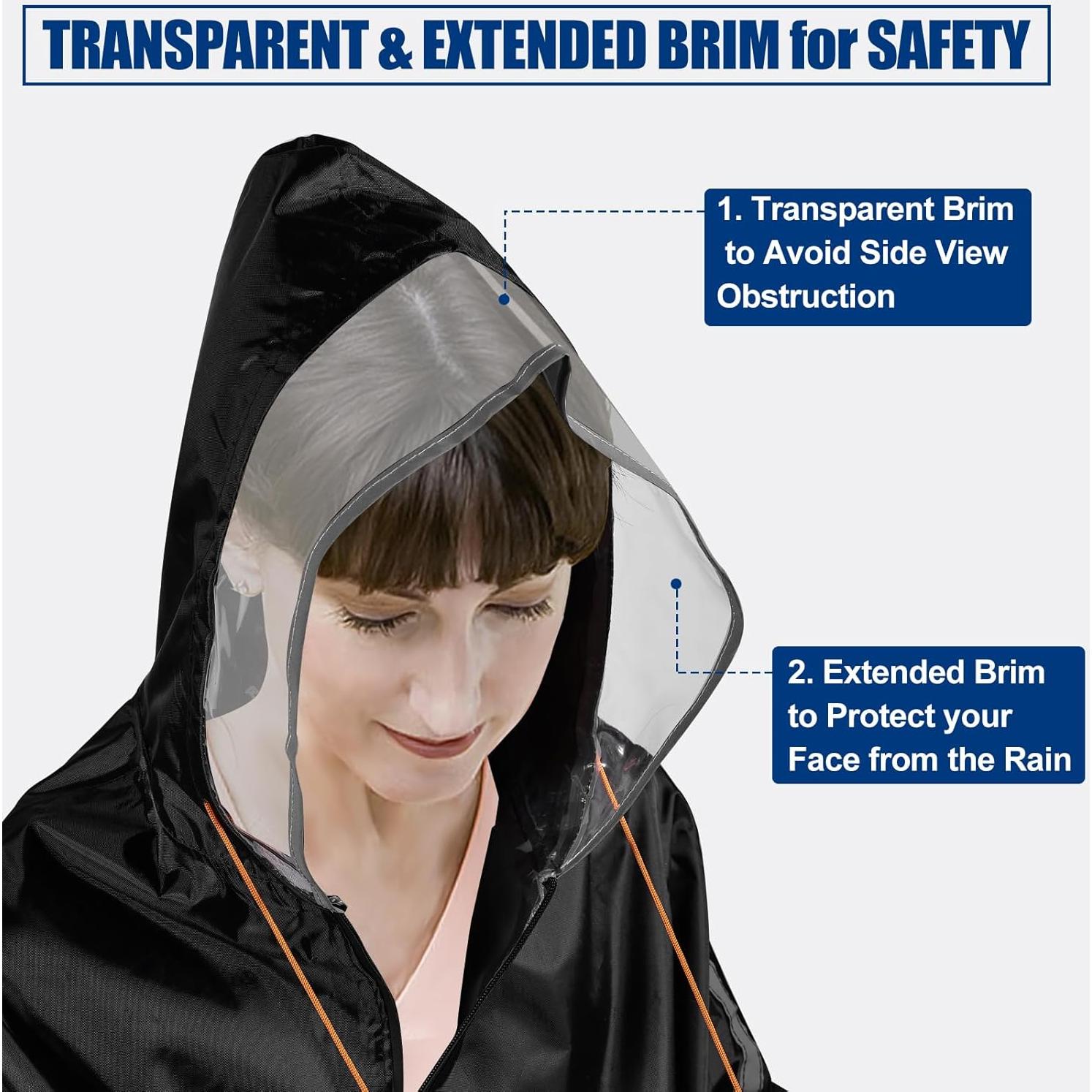 Cubierta de Lluvia ZHOUMADE para Scooter de Movilidad 180 cm