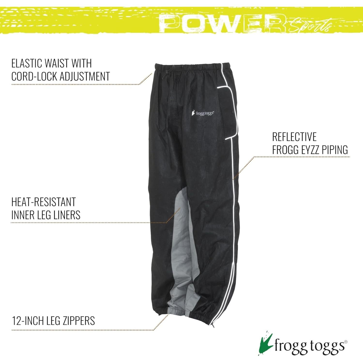 Pantalón de Lluvia Reflectante Frogg Toggs Road Toad XX-Large