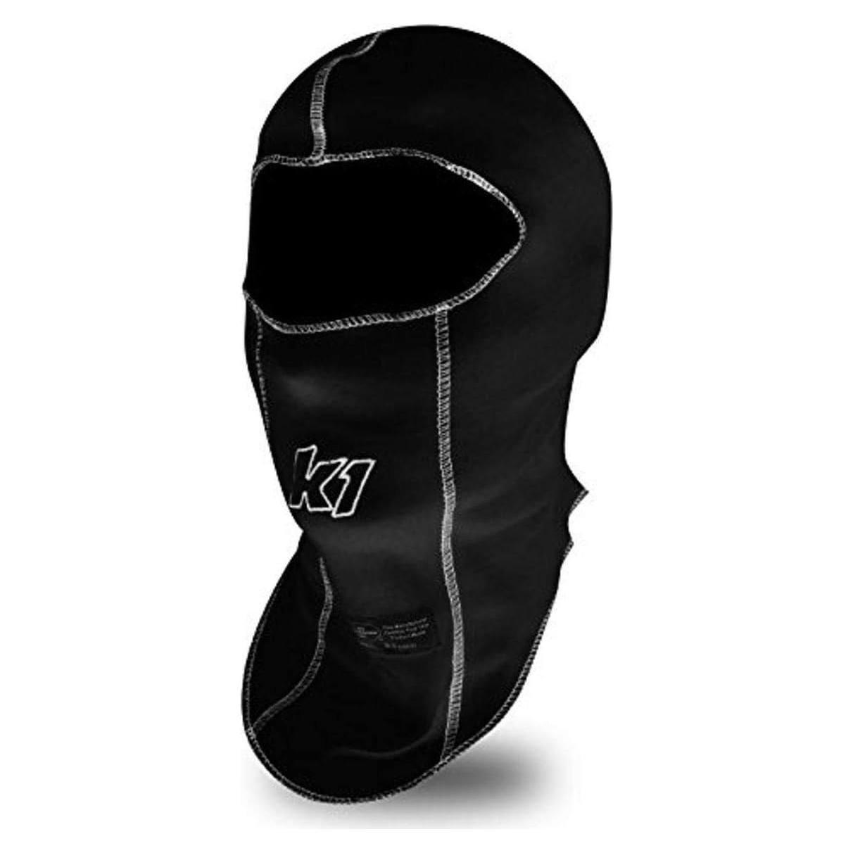 Balaclava K1 RaceGear Cabeza Calcetín Negra SFI 3.3