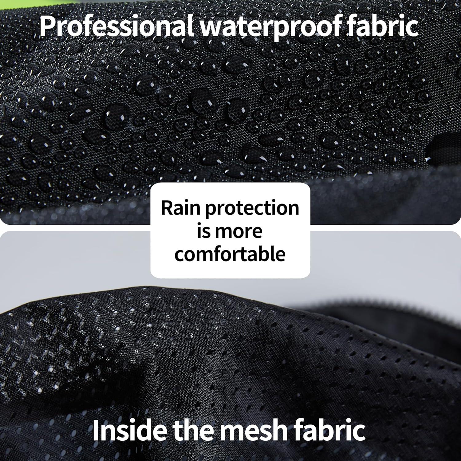 Traje de Lluvia SRsafety para Hombre, Alta Visibilidad, Impermeable