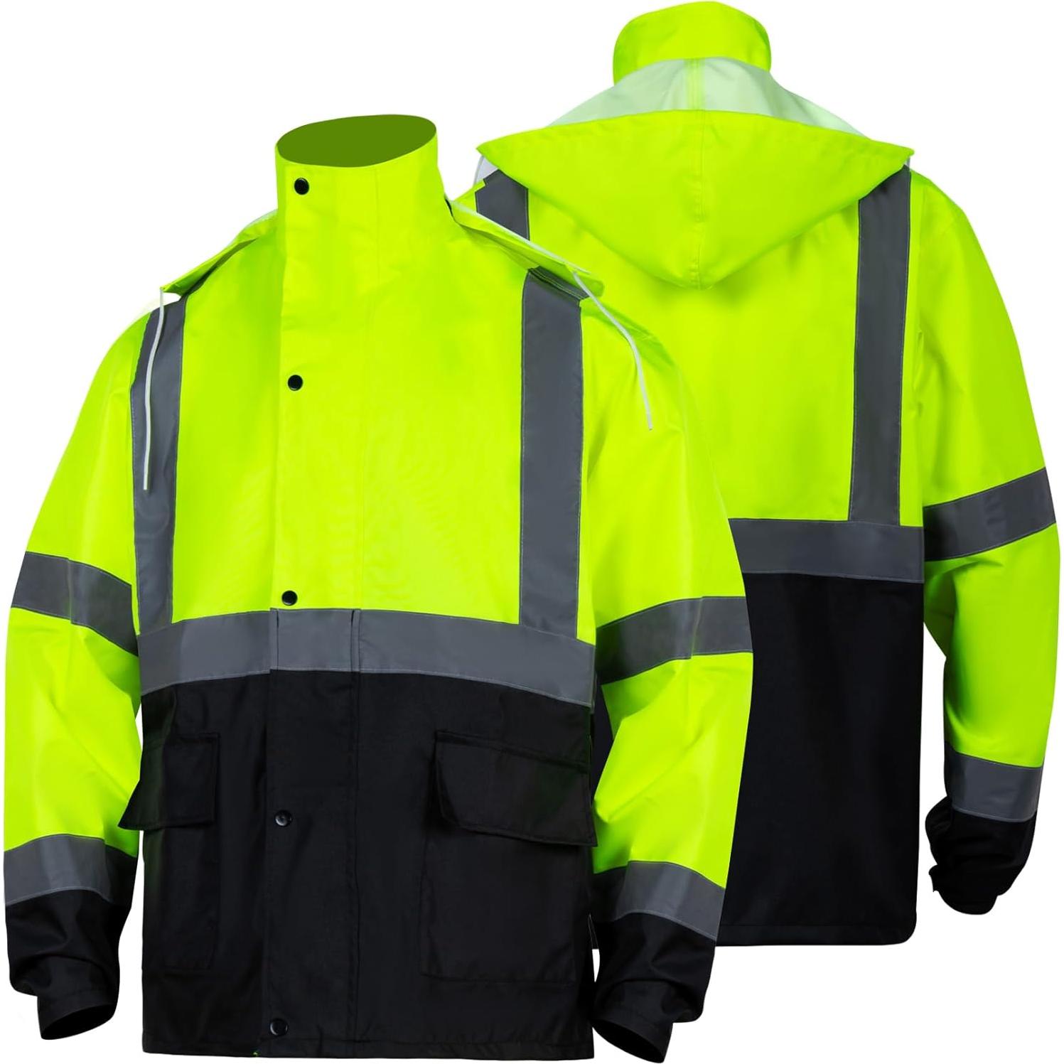 Traje de Lluvia Alta Visibilidad FONIRRA L/XL Amarillo Reflectante