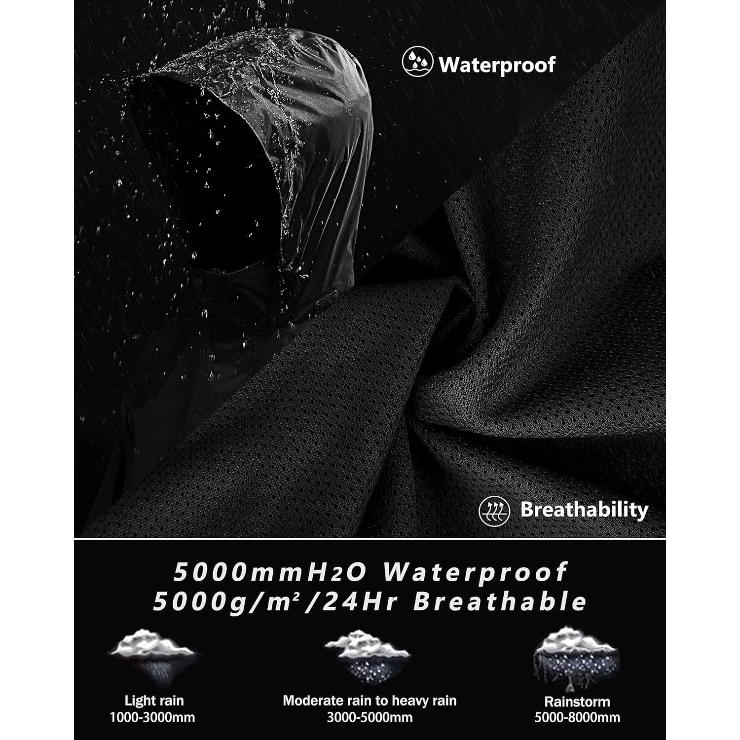 Traje de Lluvia Impermeable 33,000ft para Hombre 2 Piezas