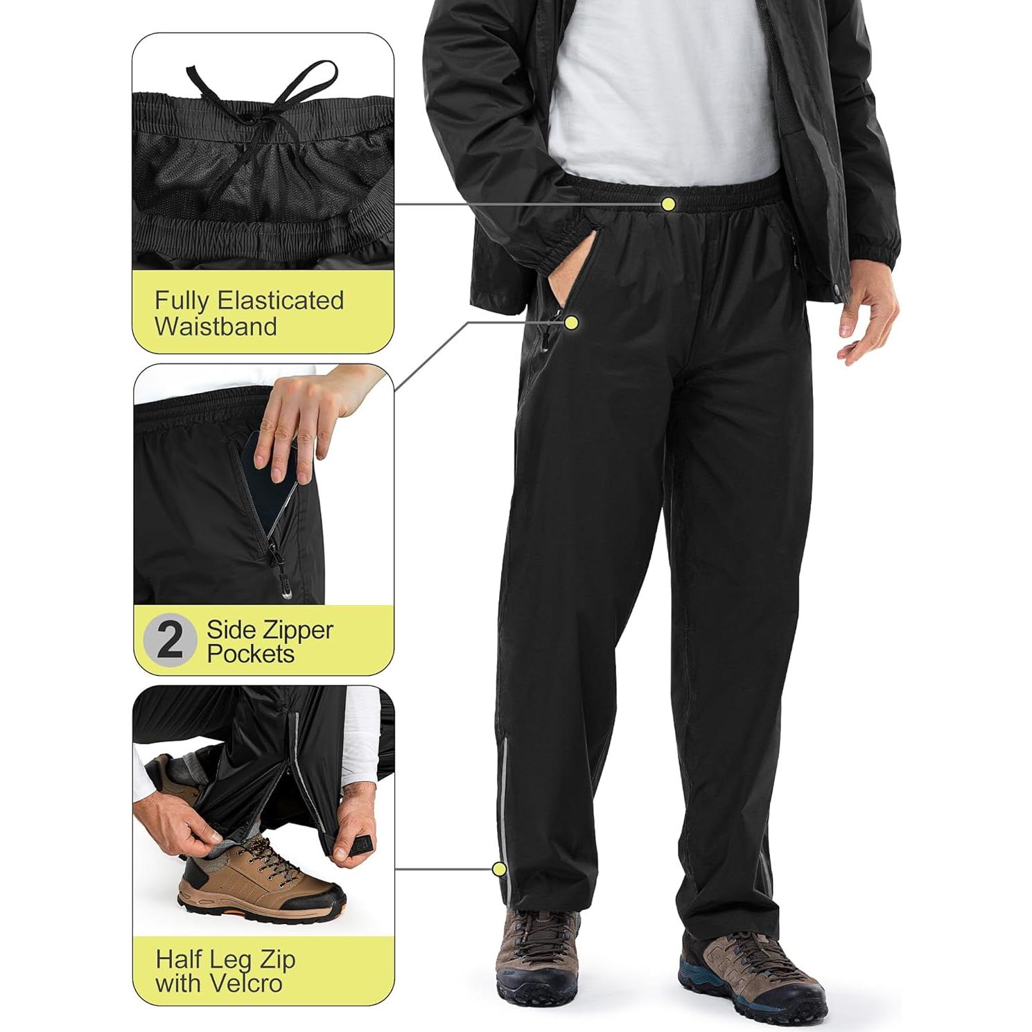 Traje de Lluvia Impermeable 33,000ft para Hombre 2 Piezas