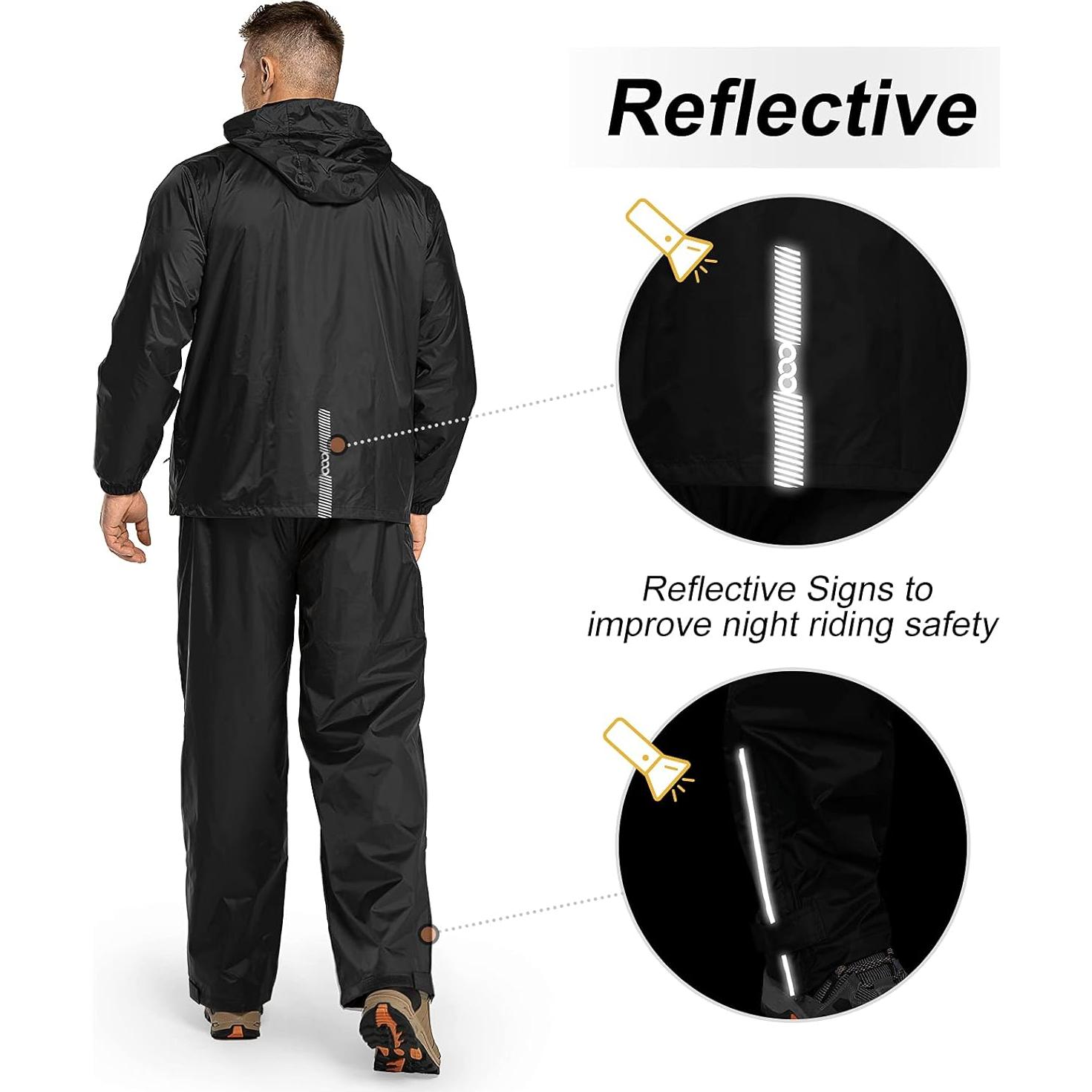 Traje de Lluvia Impermeable 33,000ft para Hombre 2 Piezas